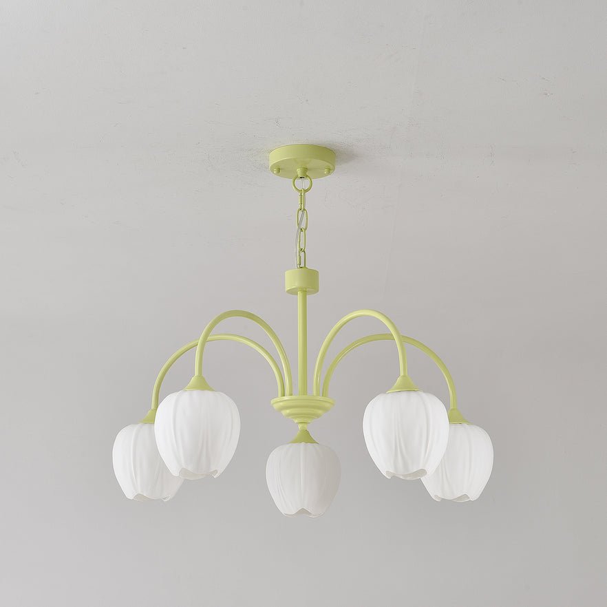 Tulip Matcha Chandelier - Letslighting