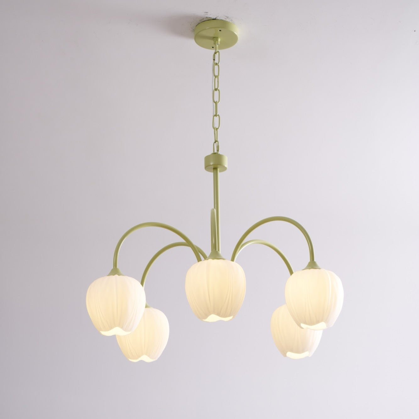 Tulip Matcha Chandelier - Letslighting