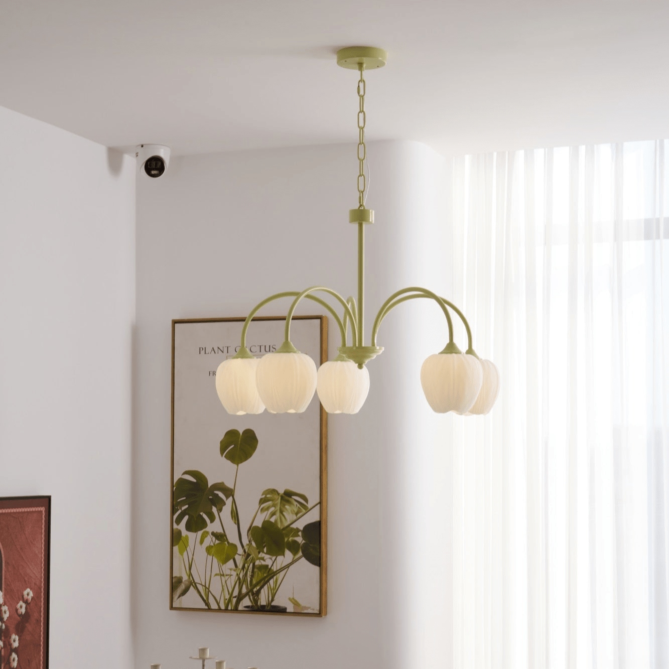 Tulip Matcha Chandelier - Letslighting