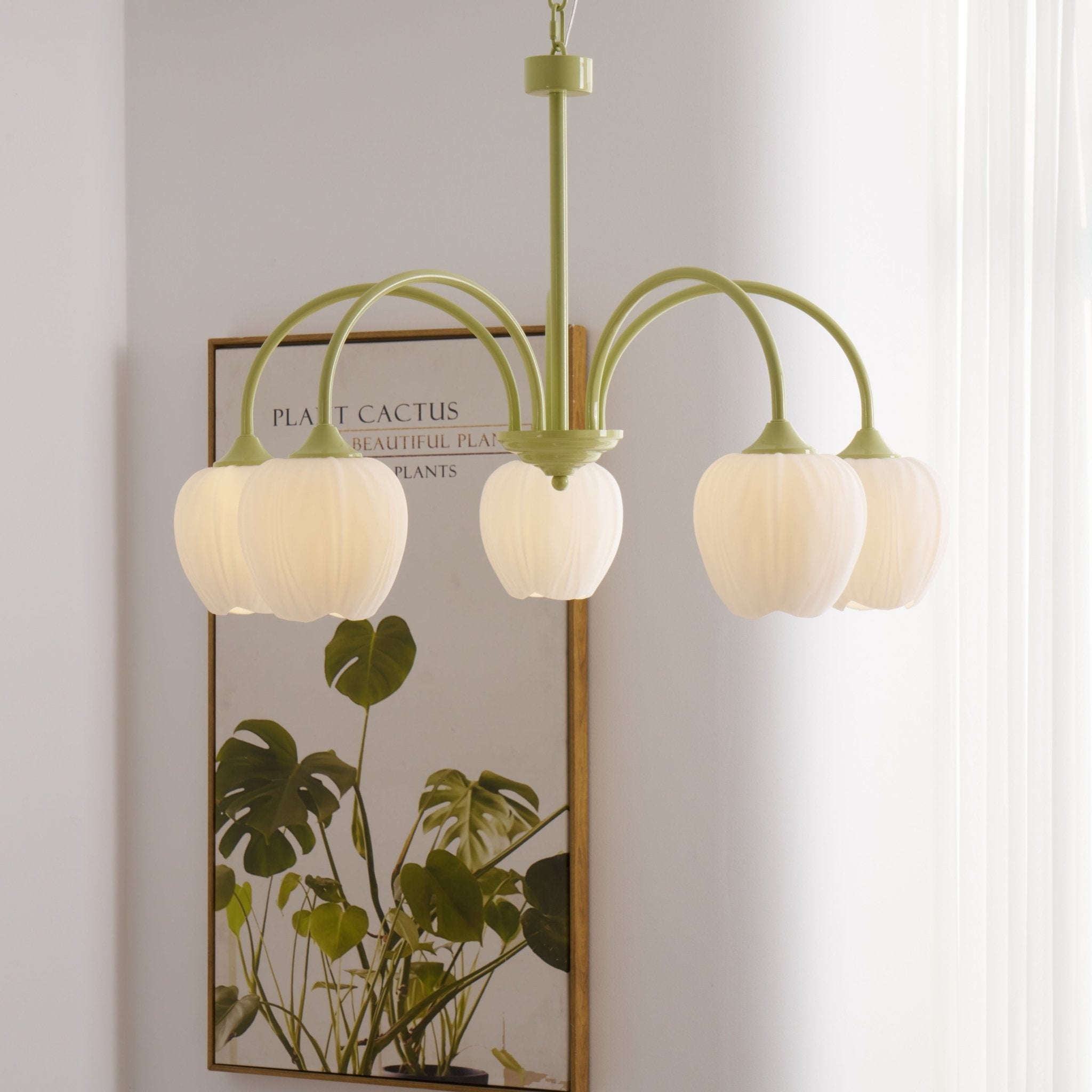 Tulip Matcha Chandelier - Letslighting