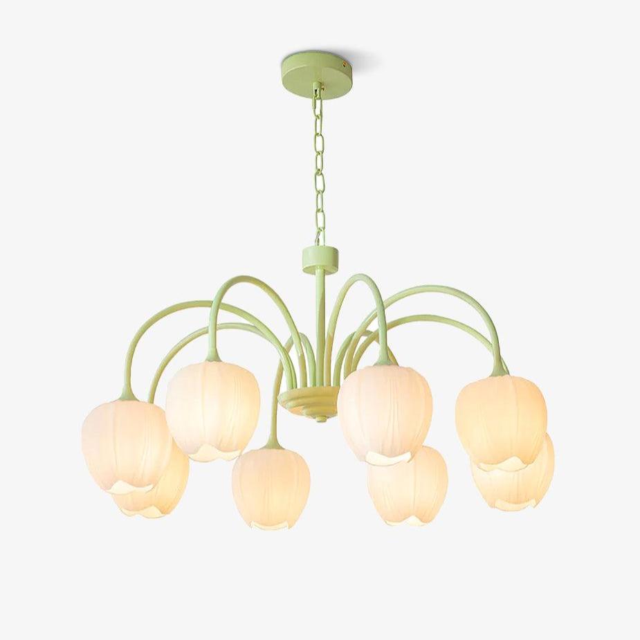 Tulip Matcha Chandelier - Letslighting