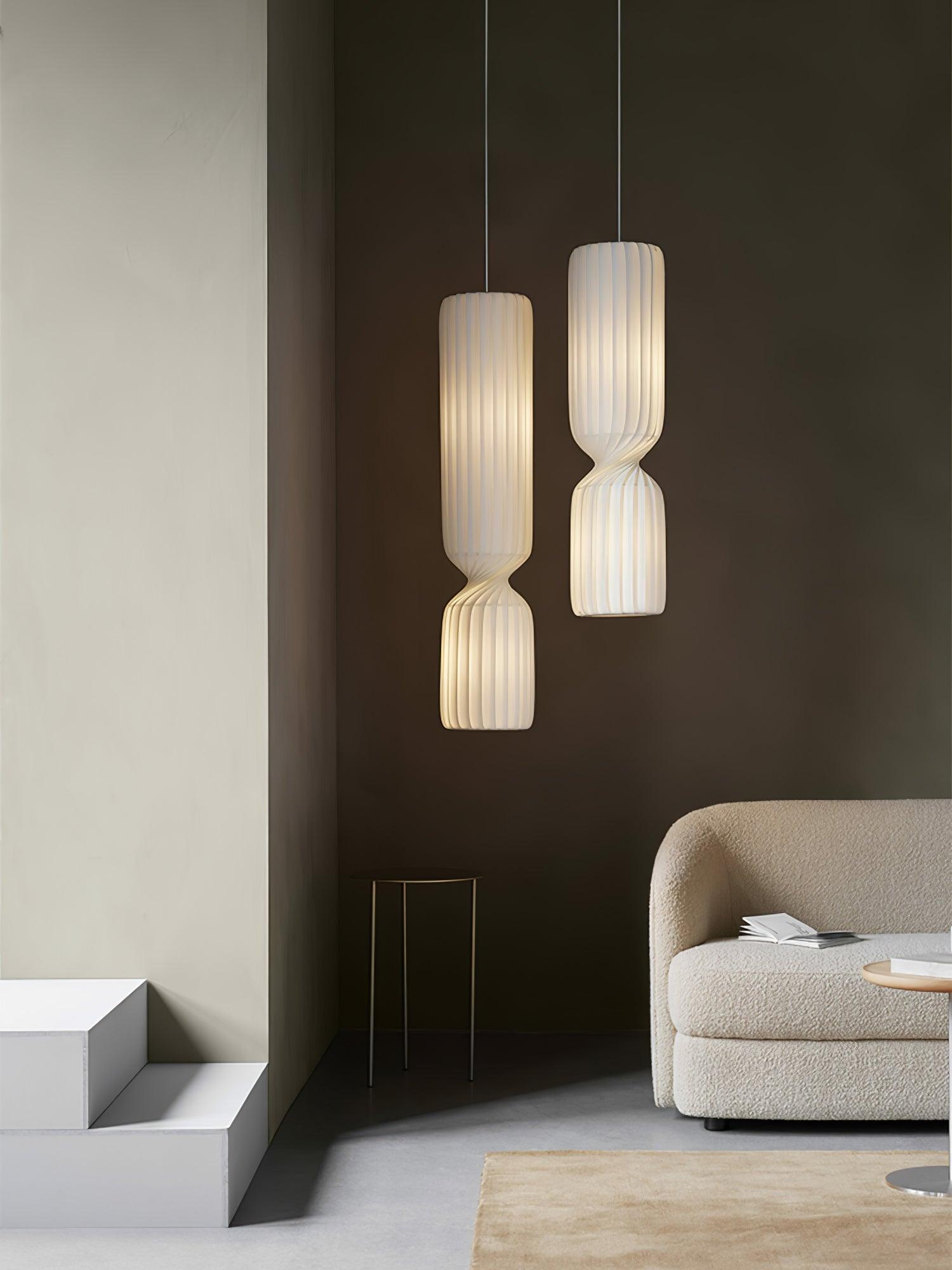 Twist Minimalist PVC Pendant Lamp - Letslighting