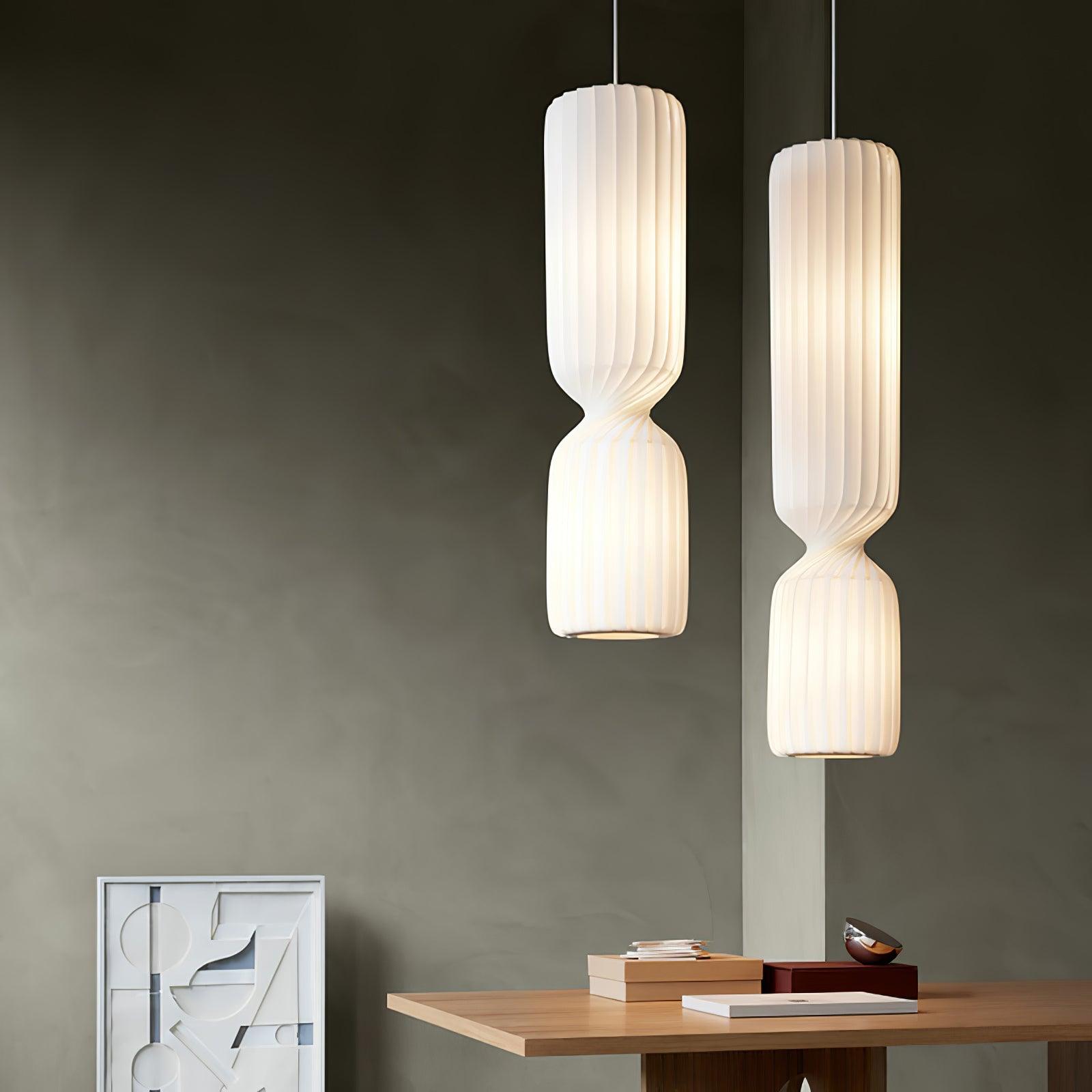 Twist Minimalist PVC Pendant Lamp - Letslighting