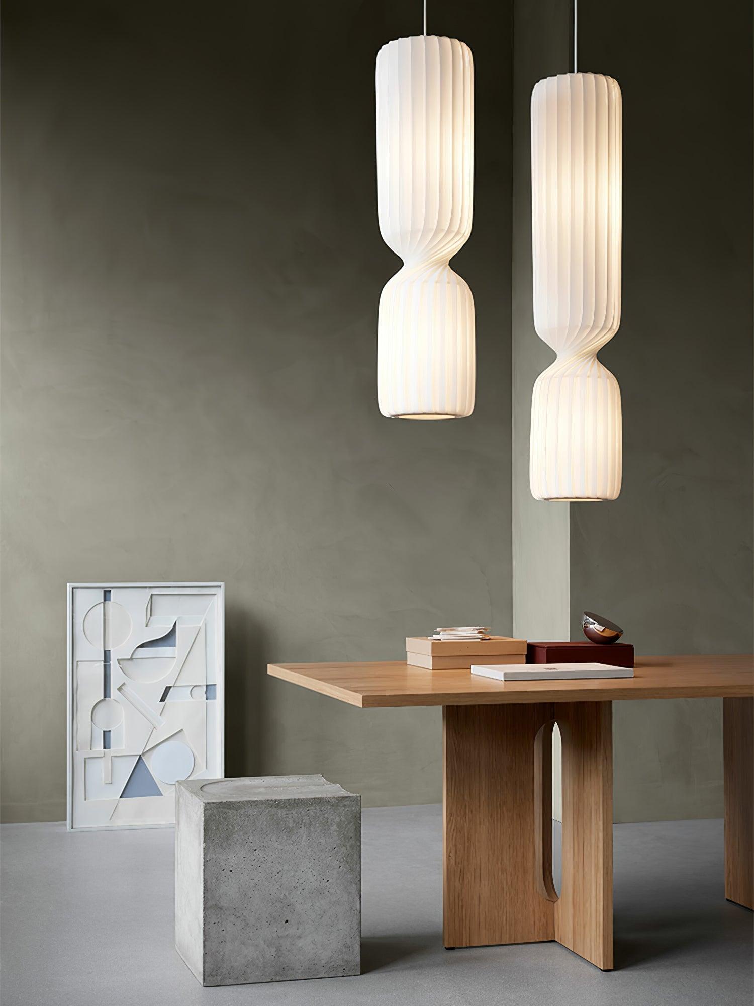 Twist Minimalist PVC Pendant Lamp - Letslighting