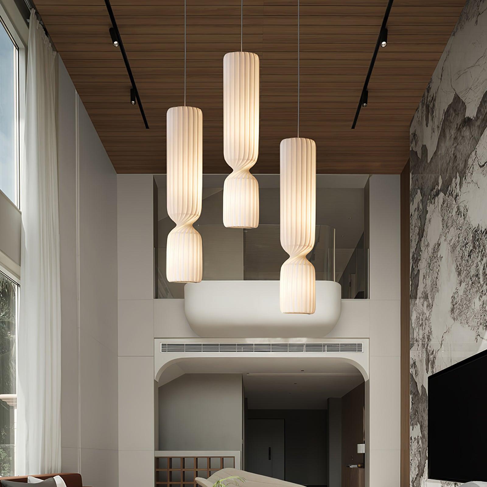 Twist Minimalist PVC Pendant Lamp - Letslighting