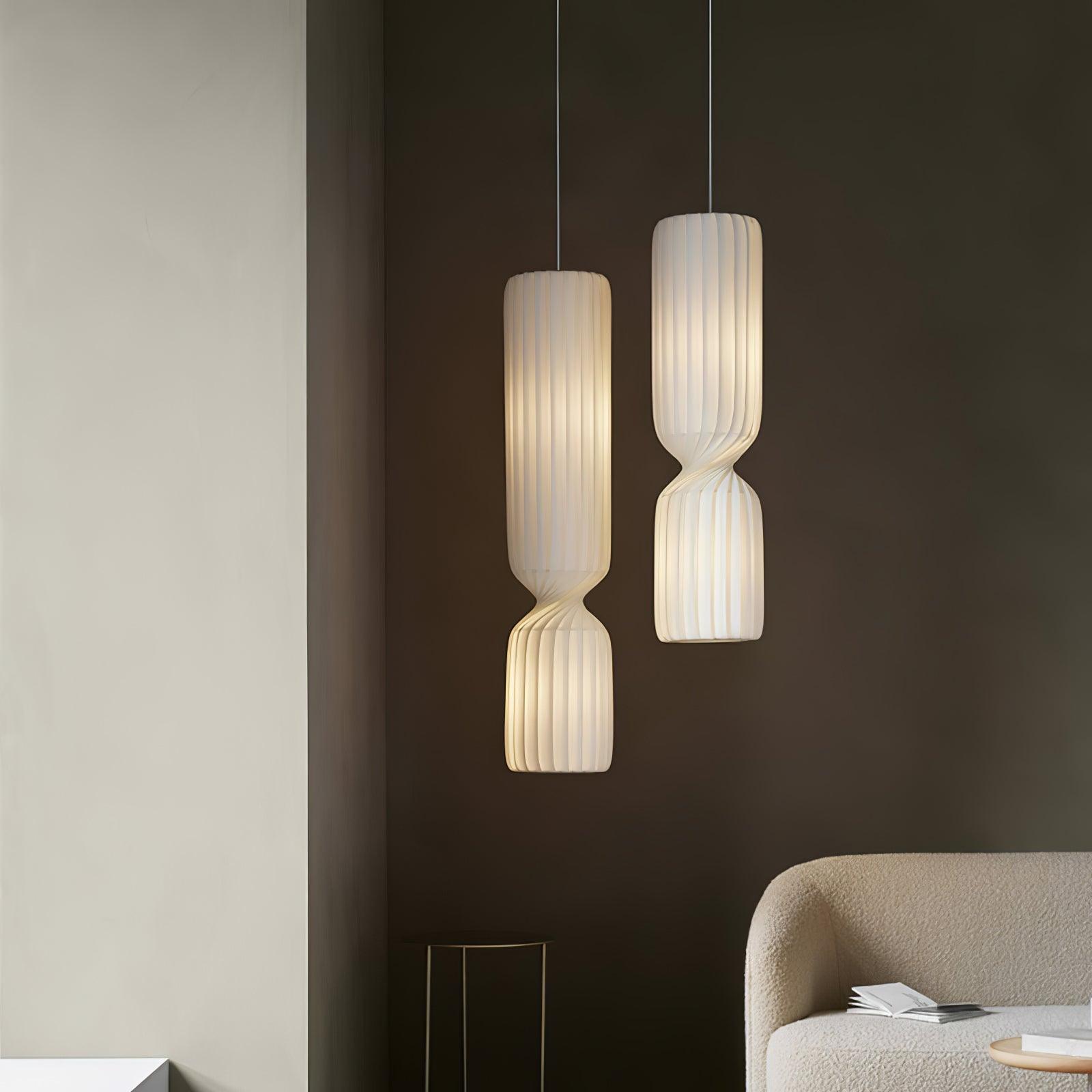 Twist Minimalist PVC Pendant Lamp - Letslighting