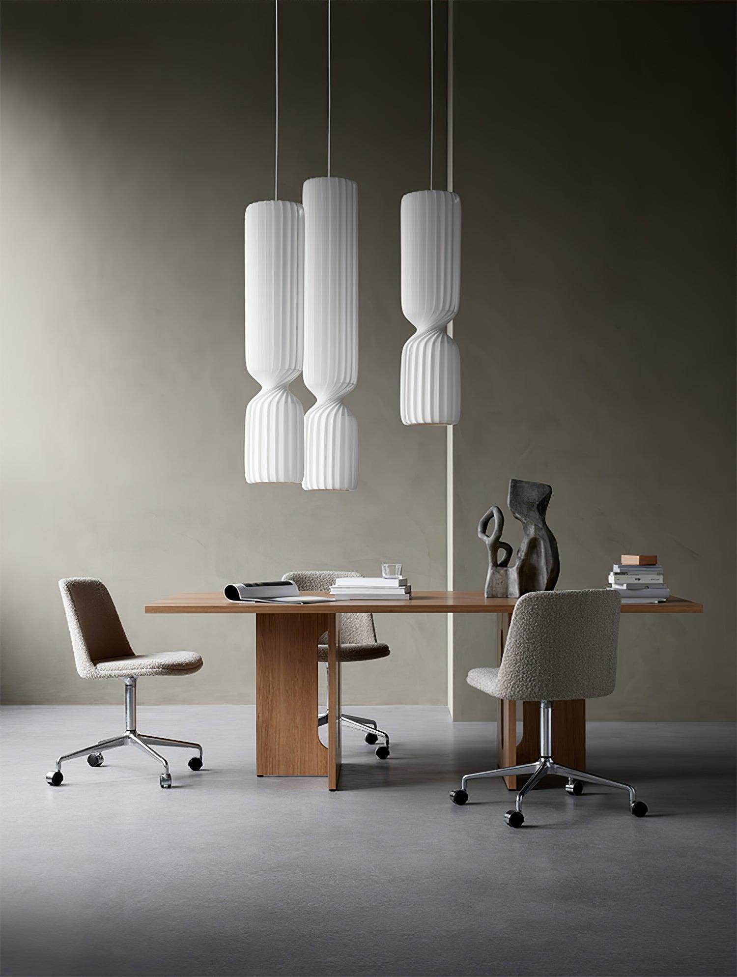 Twist Minimalist PVC Pendant Lamp - Letslighting