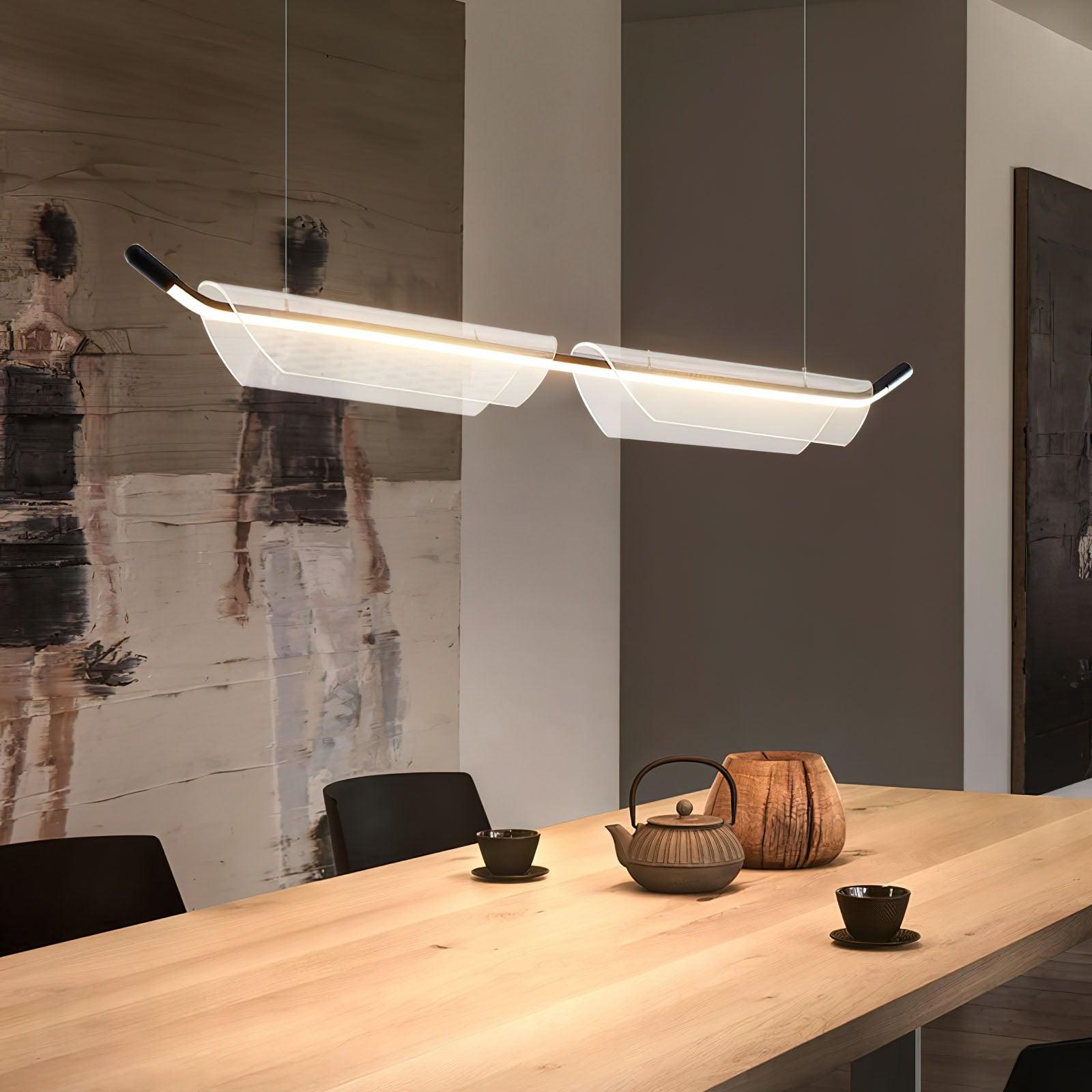 Two Boats Acrylic Pendant Light - Letslighting