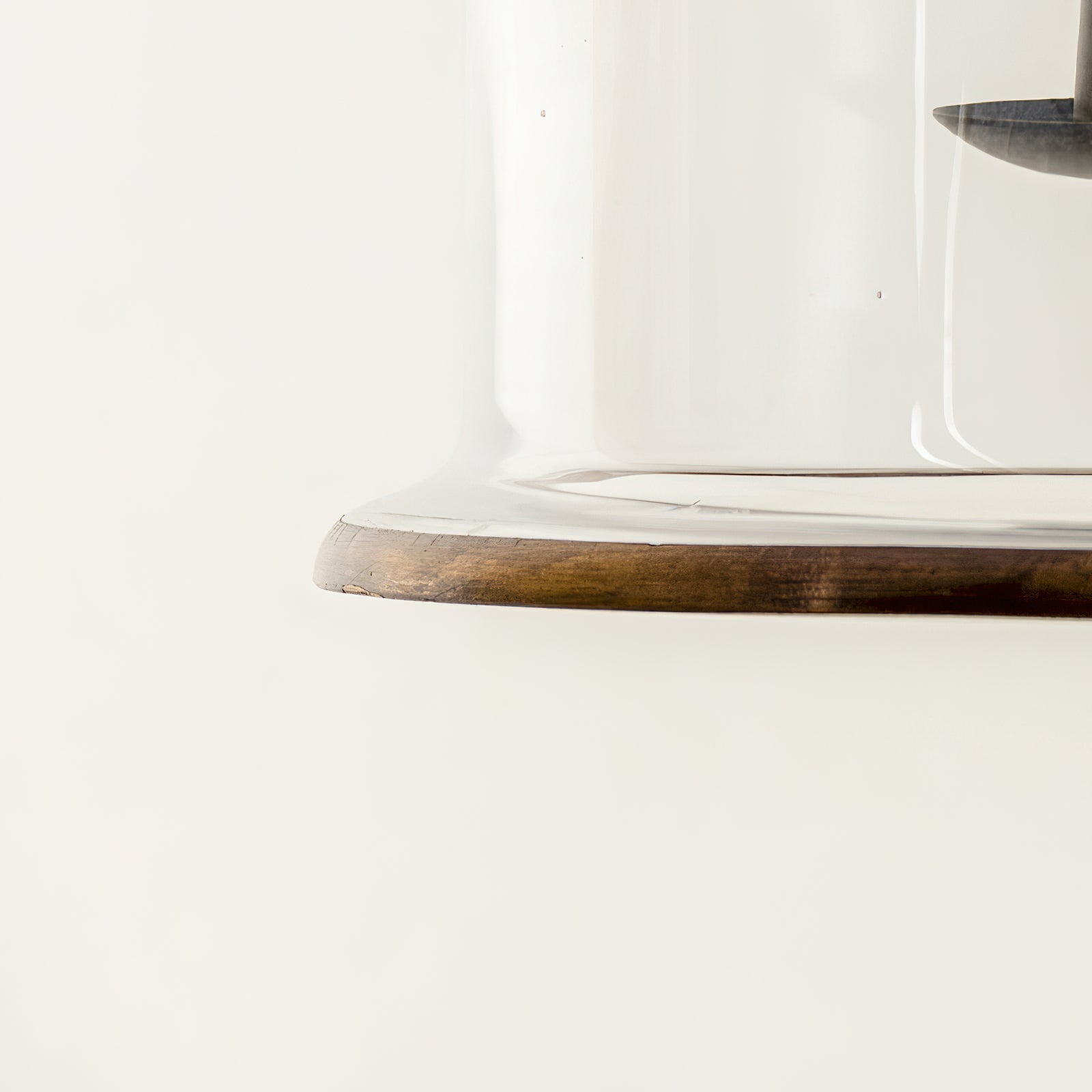 Sysolion Vintage Elegance Metal Glass Pendant Lamp - Lamp Copper