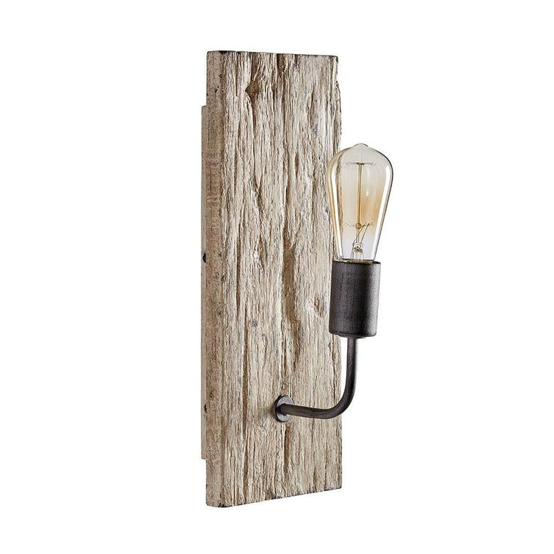 Ovenaris Vintage Industrial Wooden Metal Wall Lamp - Lamp Copper