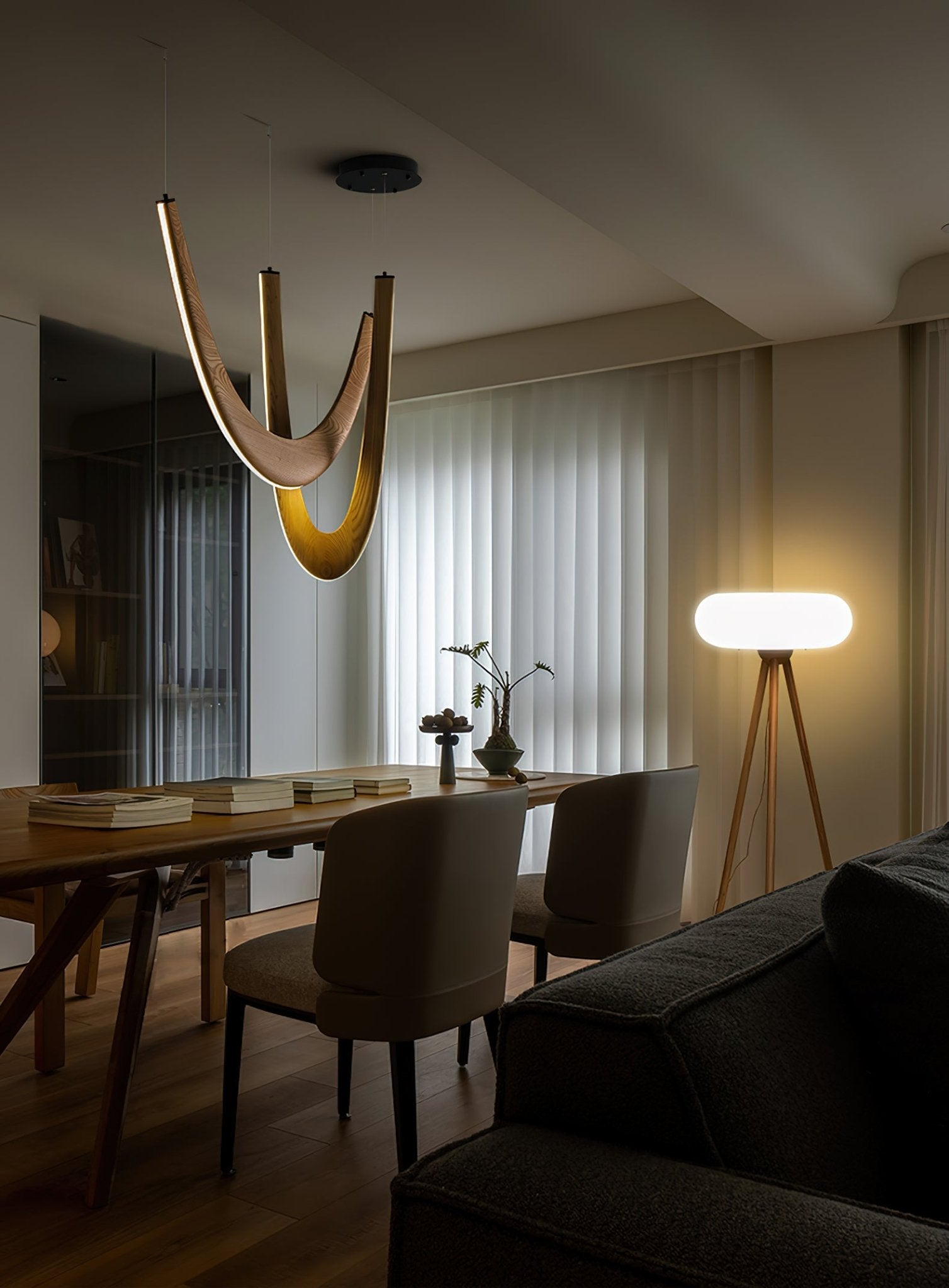 U Wooden Pendant Lamp - Letslighting