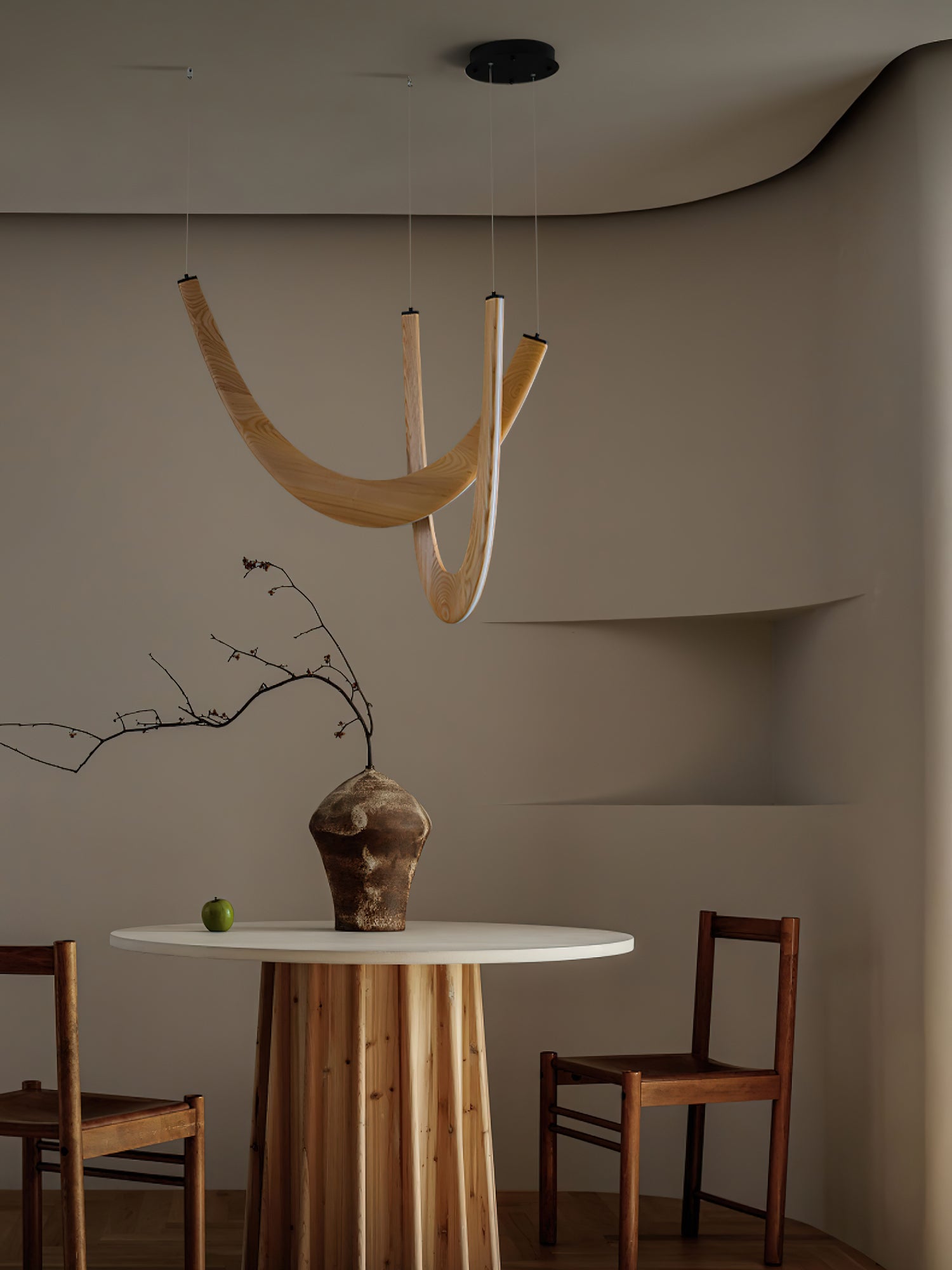 U Wooden Pendant Lamp - Letslighting