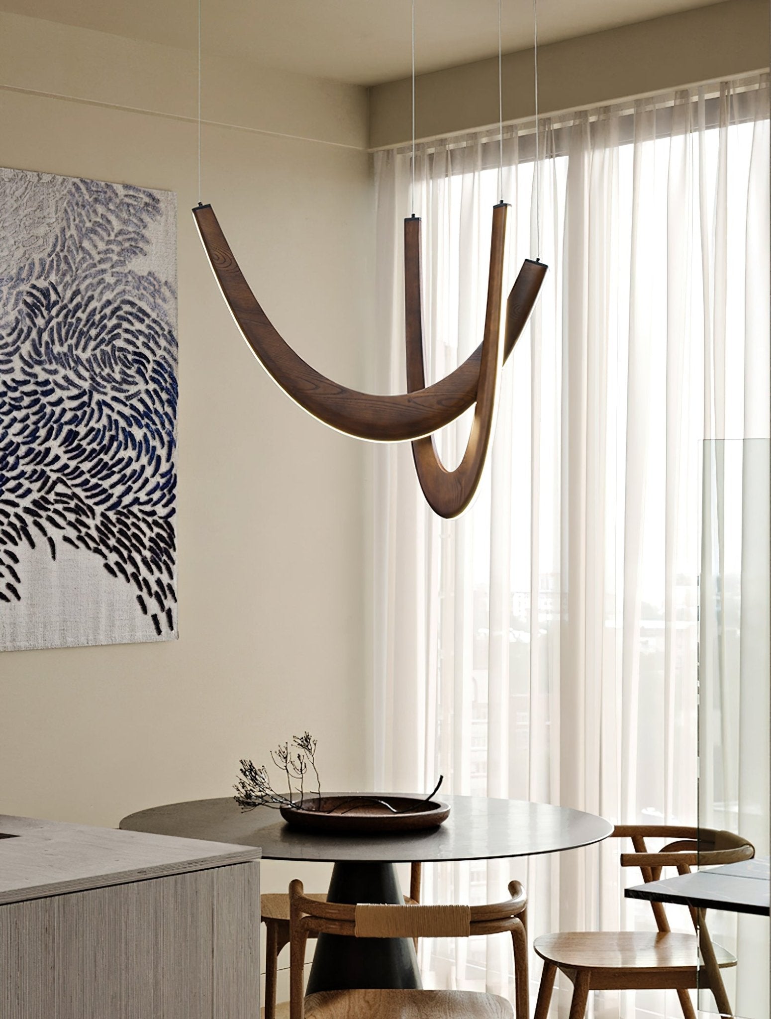 U Wooden Pendant Lamp - Letslighting