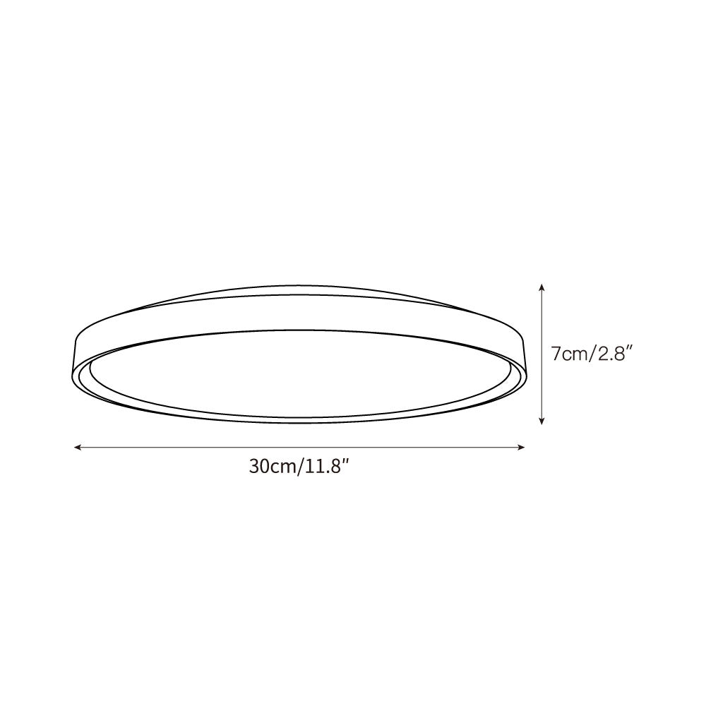 Symiror Modern Minimalist Round Travertine Ceiling Lamp - Lamp Copper