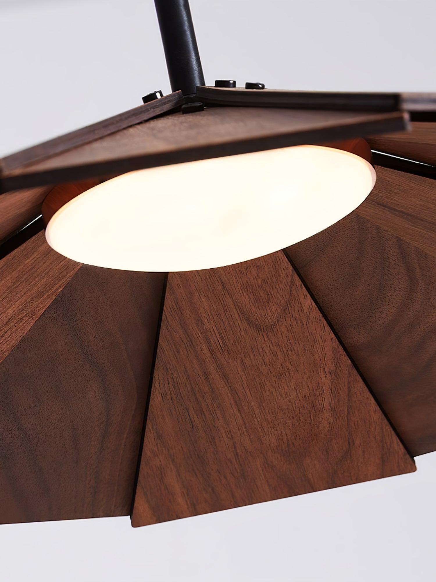 Umbrella Wooden Pendant Light - Letslighting