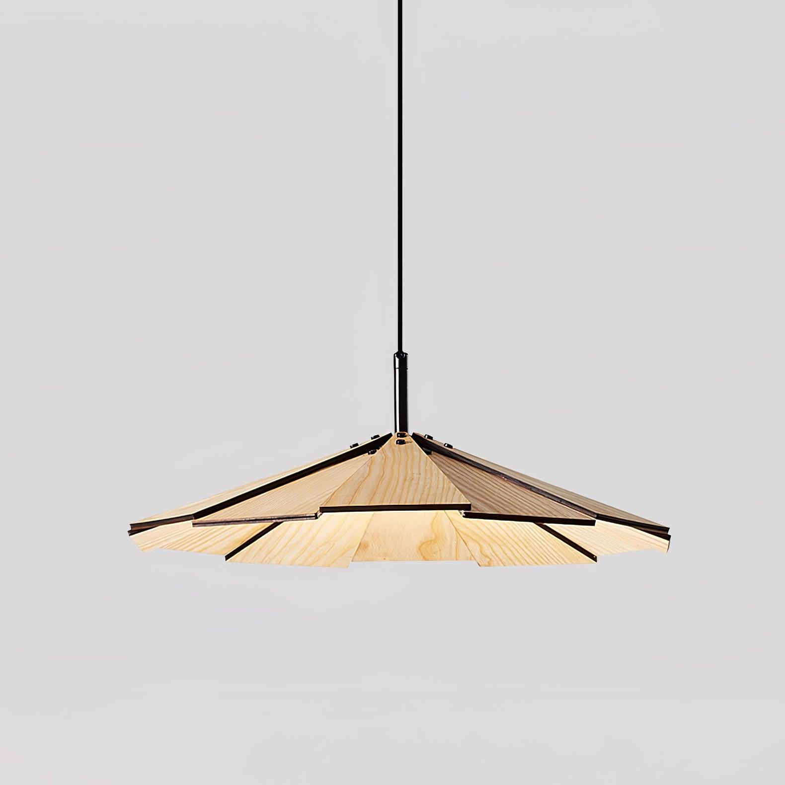 Umbrella Wooden Pendant Light - Letslighting