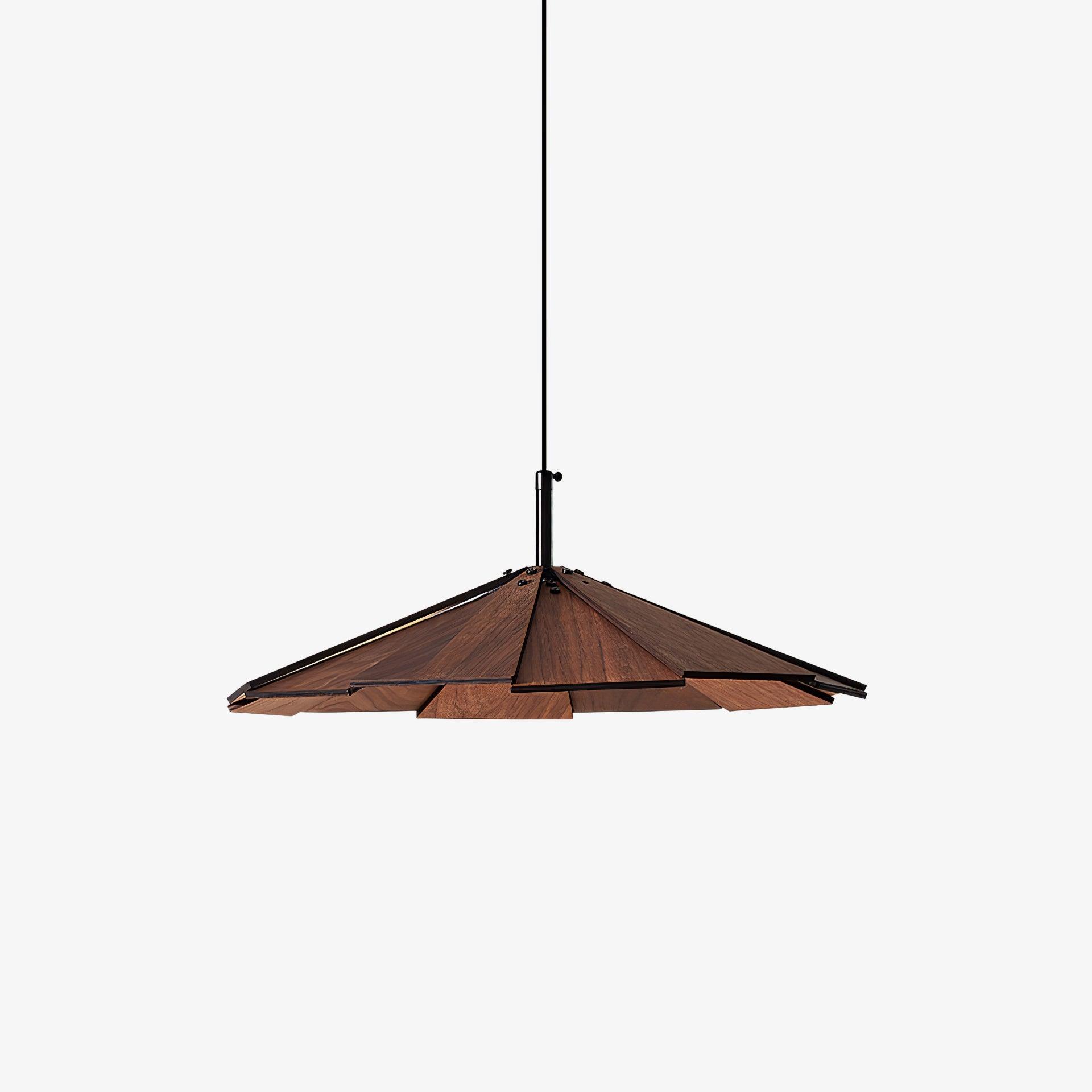 Umbrella Wooden Pendant Light - Letslighting