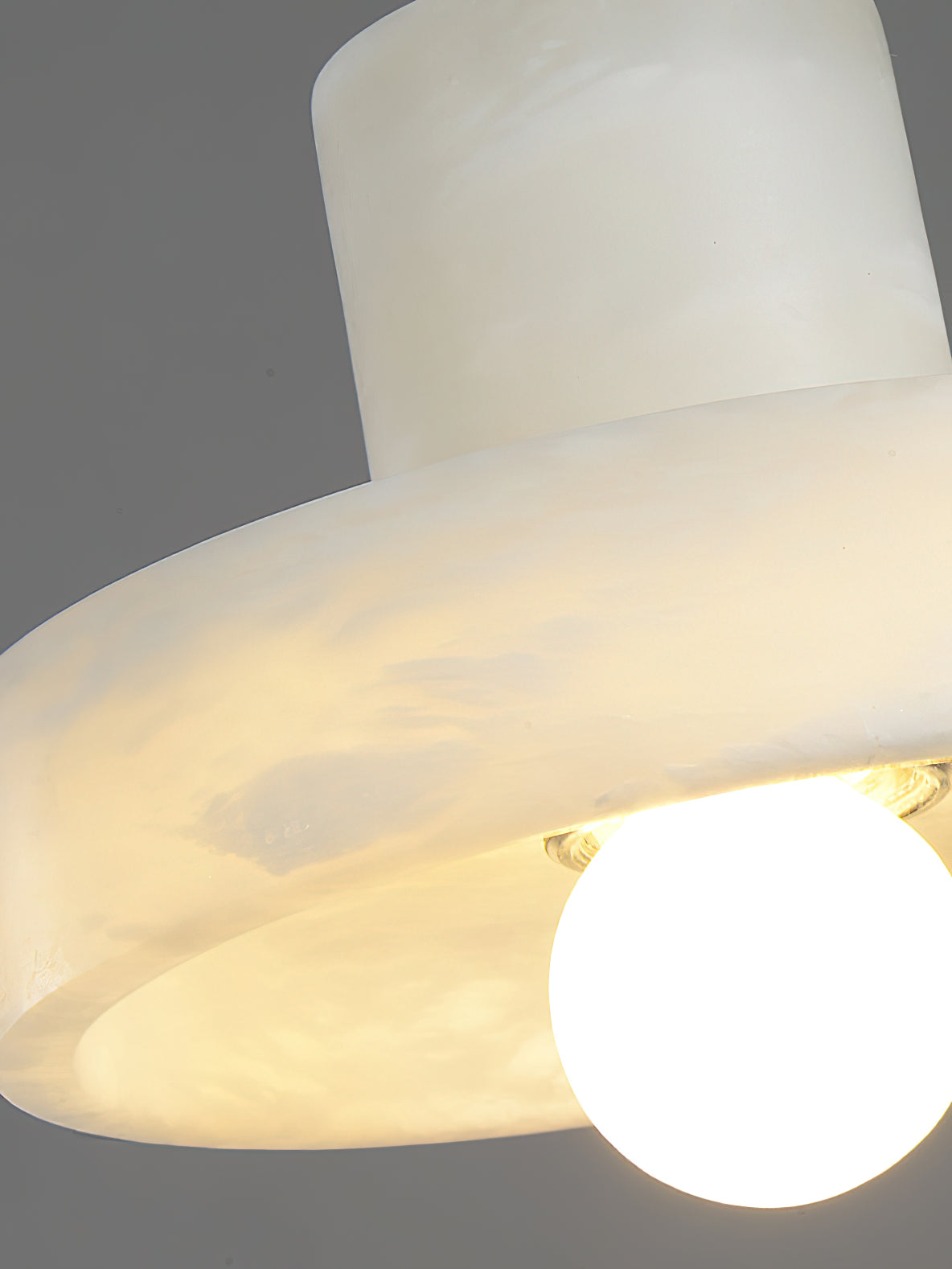 Cavelen Modern Minimalist Brass Alabaster Pendant Lamp - Lamp Copper