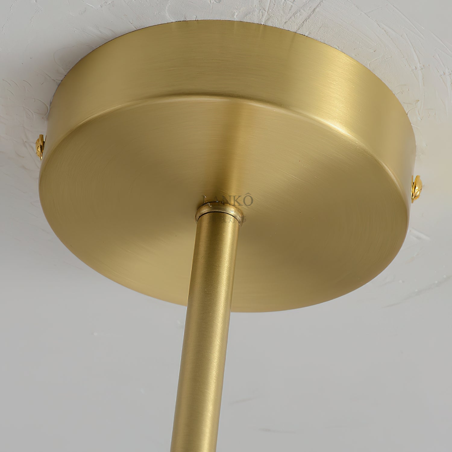 Civenan Modern Minimalist Curved Alabaster Pendant Lamp - Lamp Copper