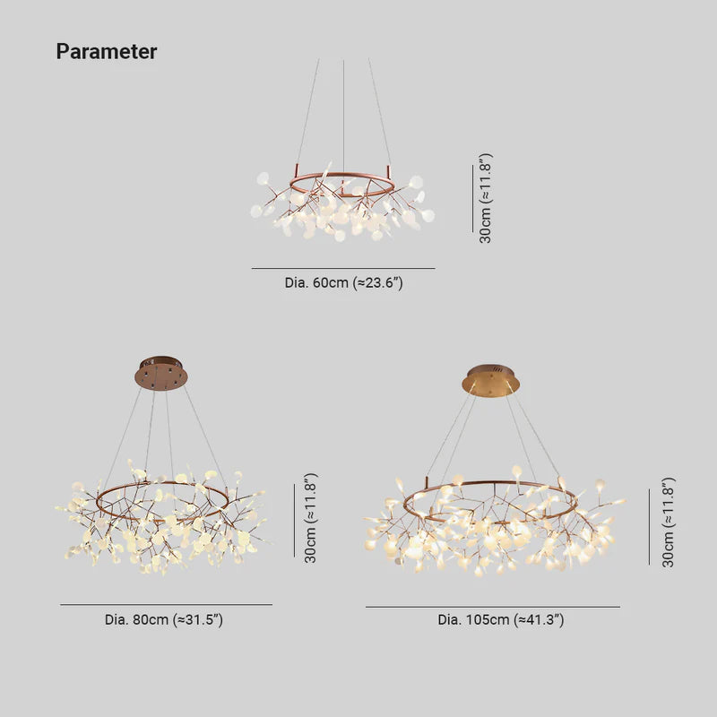 Muto Candelabro Sputnik Art Deco Firefly Redondo Único Sala de Estar/Dormitorio