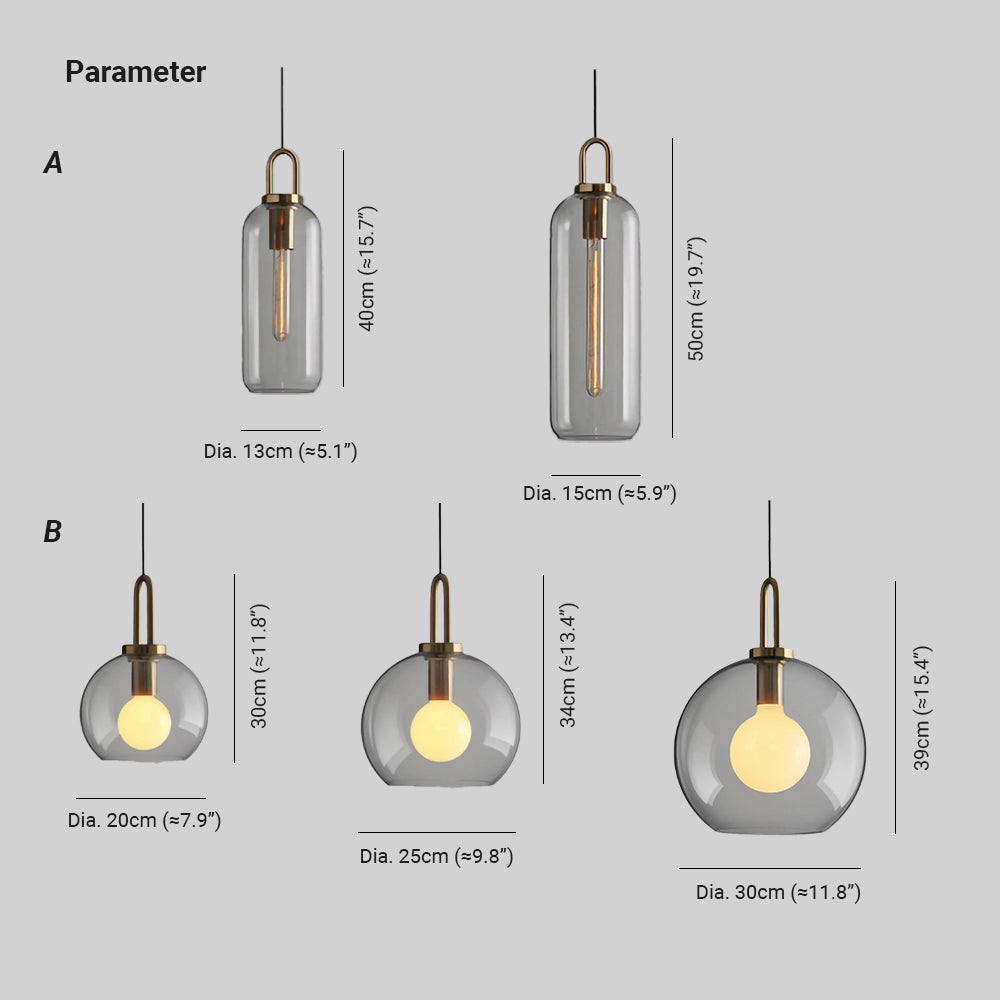 Vitra Glass Pendant Light