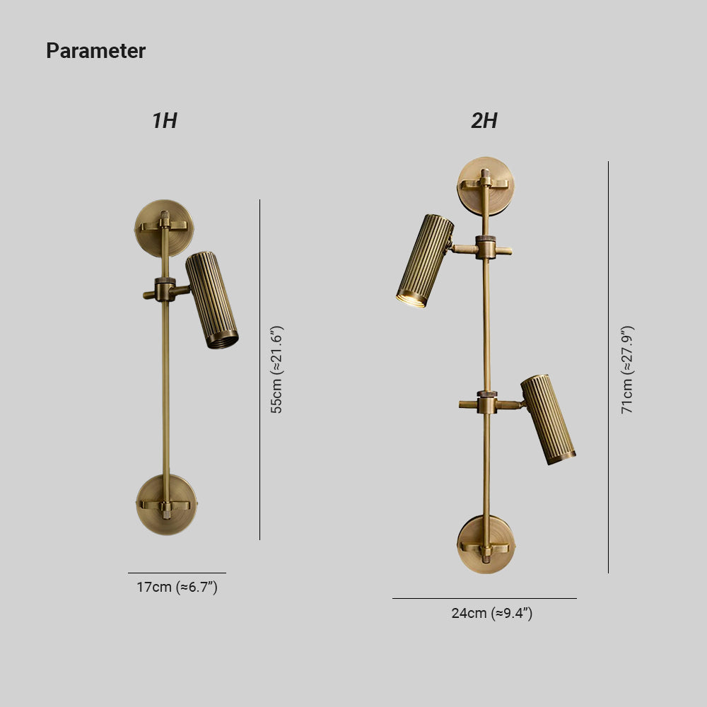 Kristy Modern Industrial Metal Wall Light