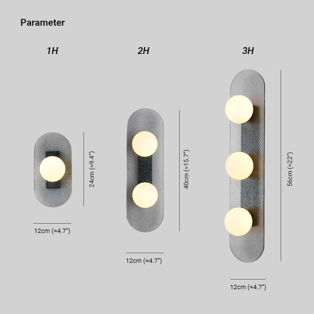 Lustra Aplique de pared Discos Modulares Patrón Lineal