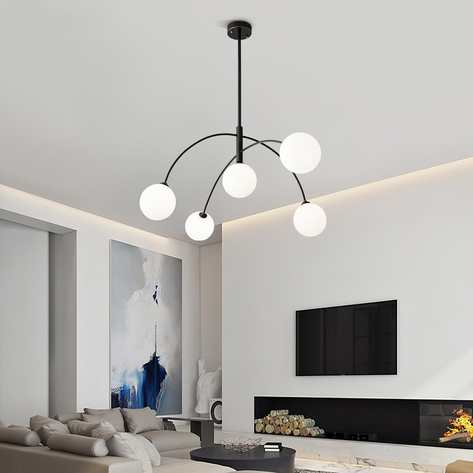 Valentina Arc Chandelier - Letslighting