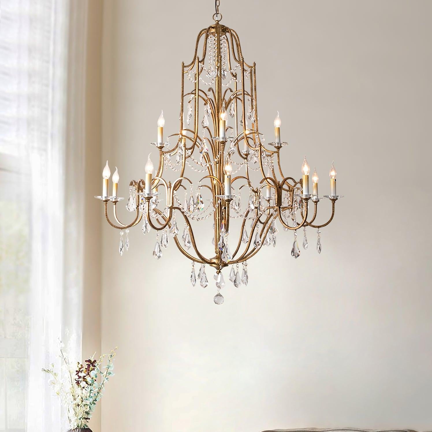 Kristy Crystal Chandelier Gorgeous Special Farmhouse