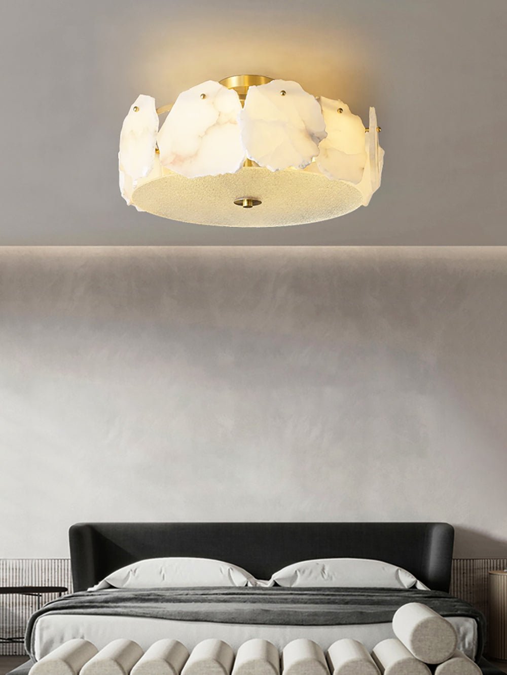Amara Alabaster Flush Mount Ceiling Light - Letslighting