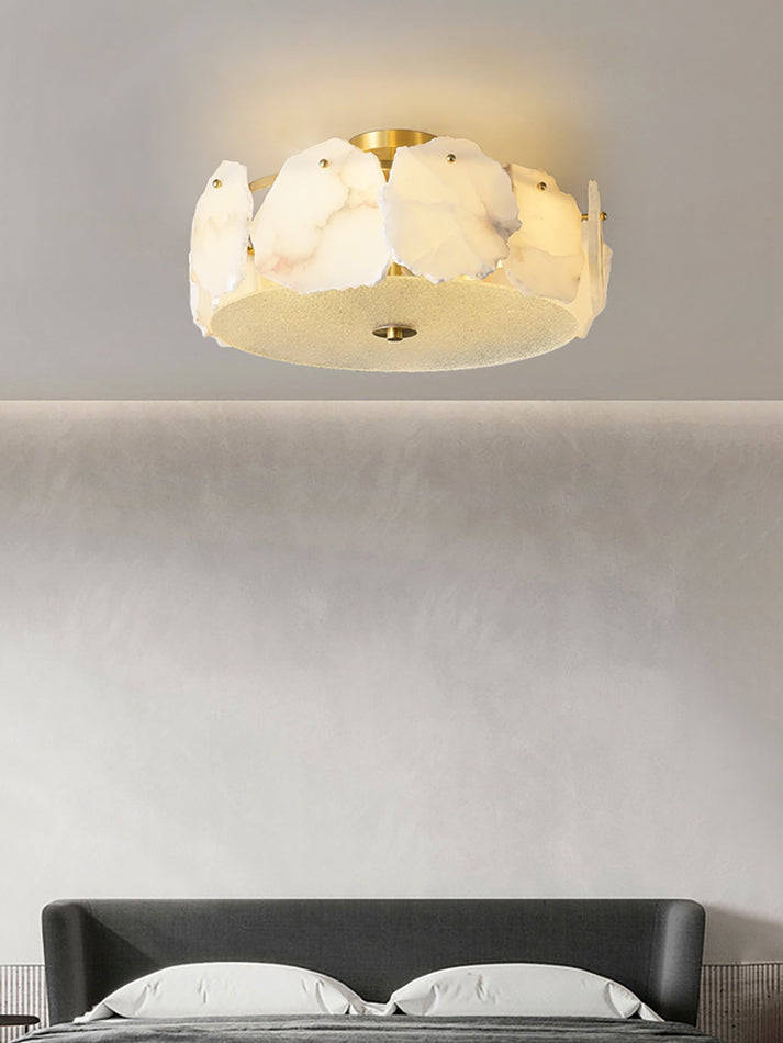 Amara Alabaster Flush Mount Ceiling Light - Letslighting