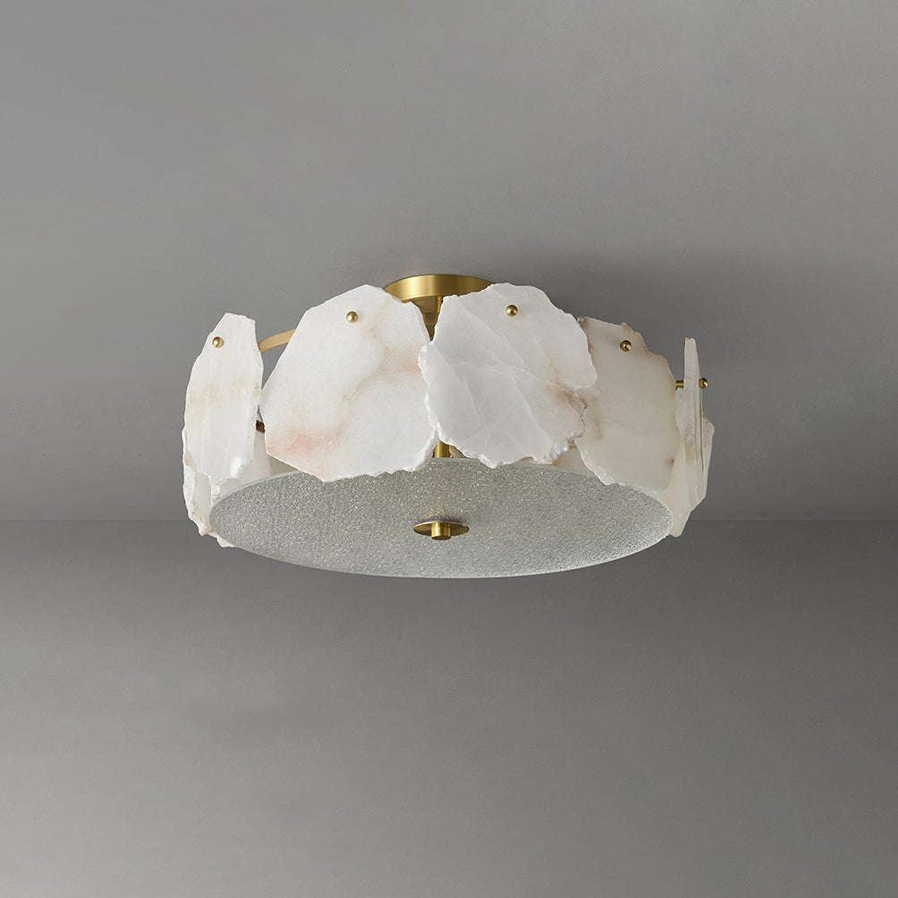 Amara Alabaster Flush Mount Ceiling Light - Letslighting