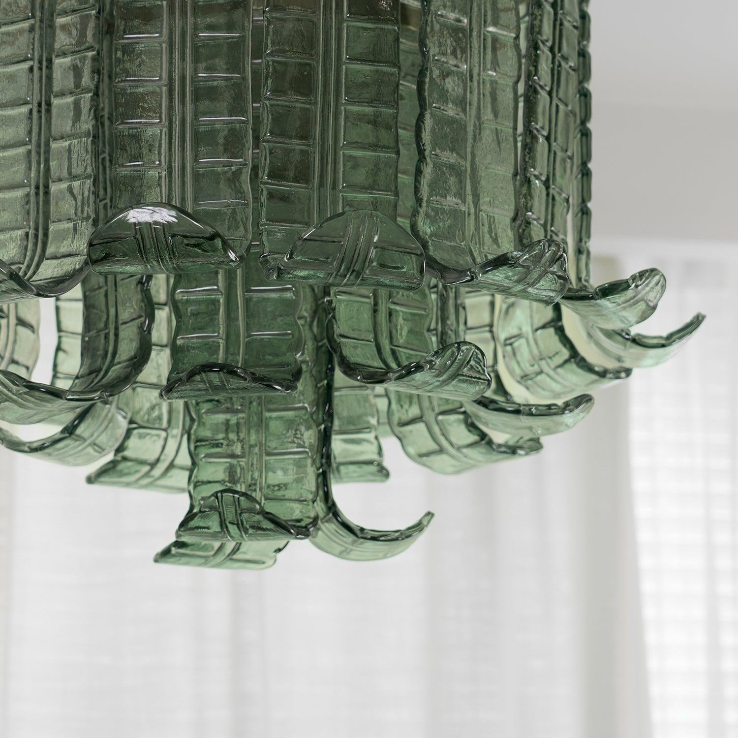 Aurora Ceiling Lamp Murano Glass Petal Vintage - Letslighting