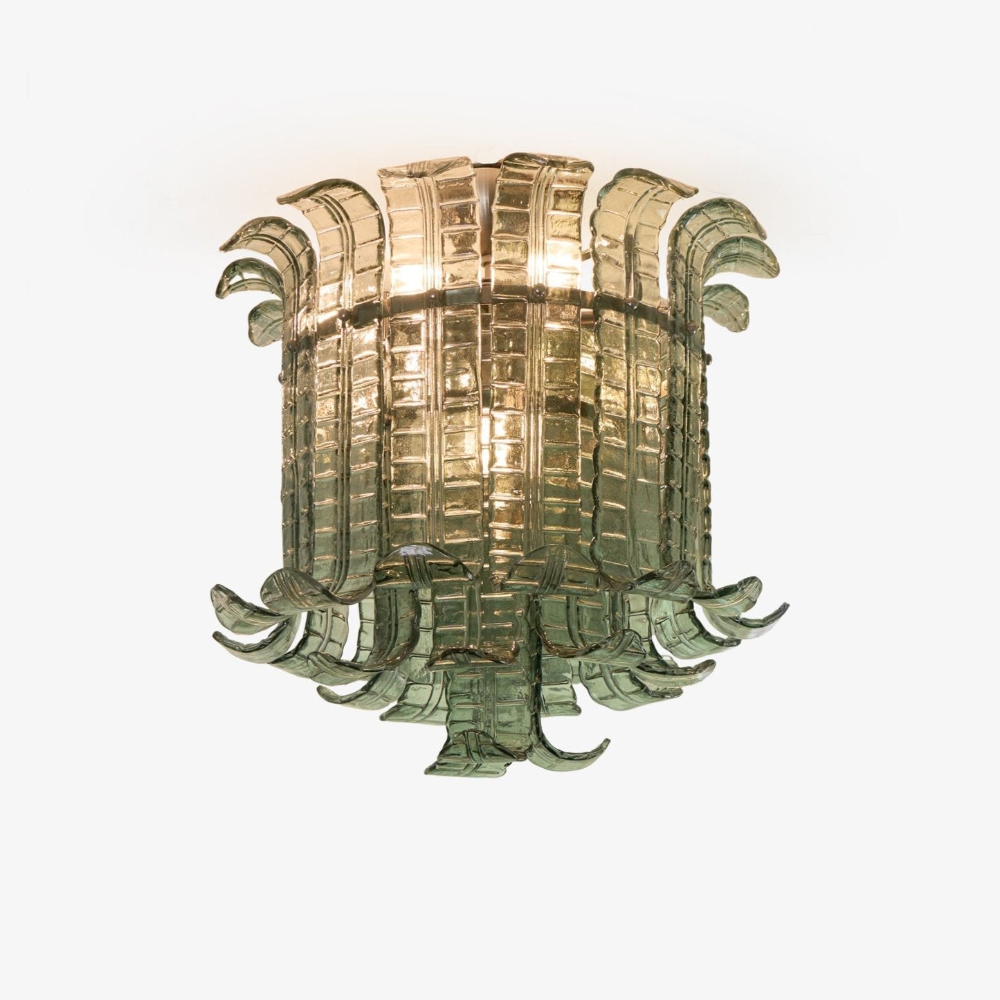 Aurora Ceiling Lamp Murano Glass Petal Vintage - Letslighting