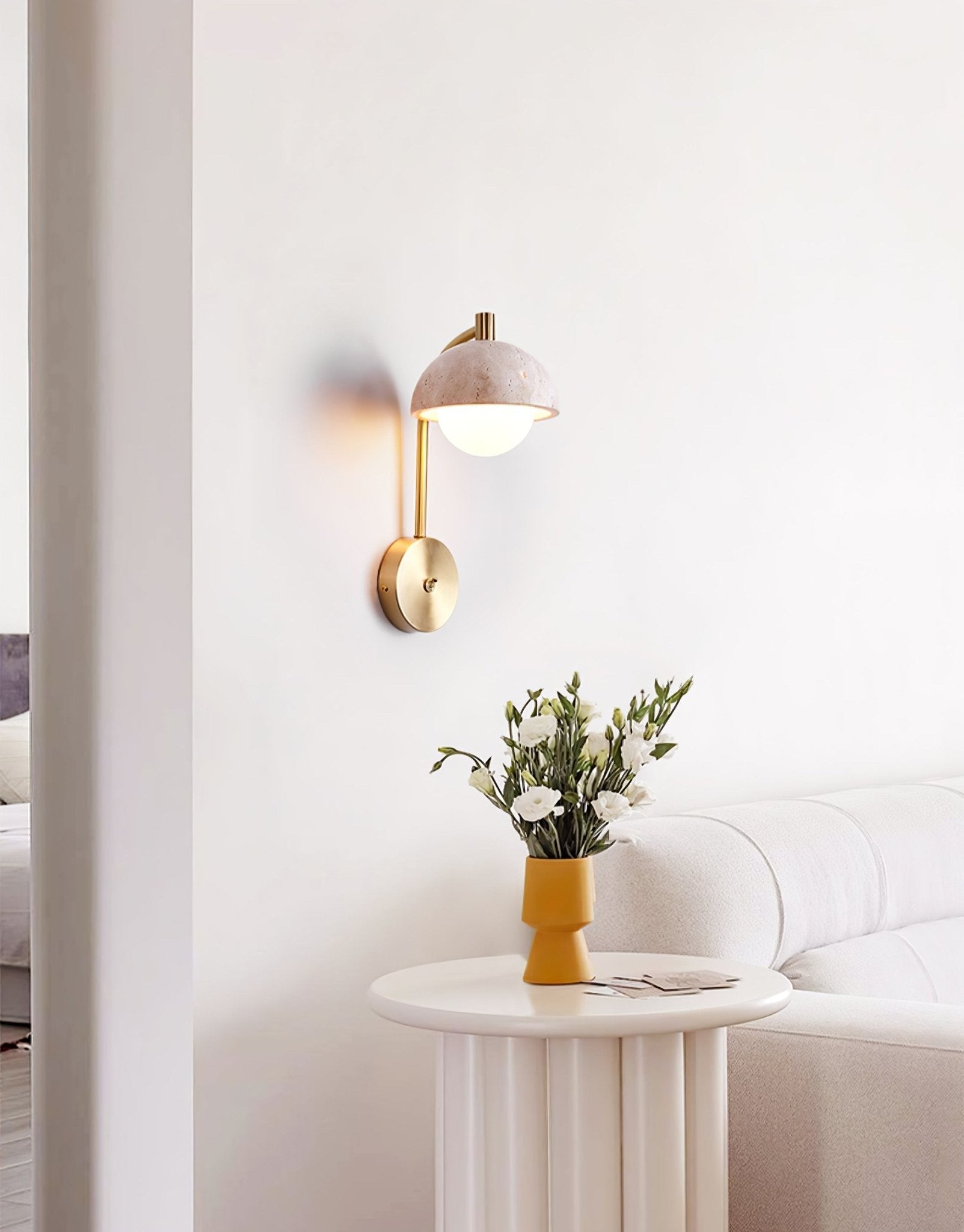 Ormaren Travertine Wall Light - Letslighting