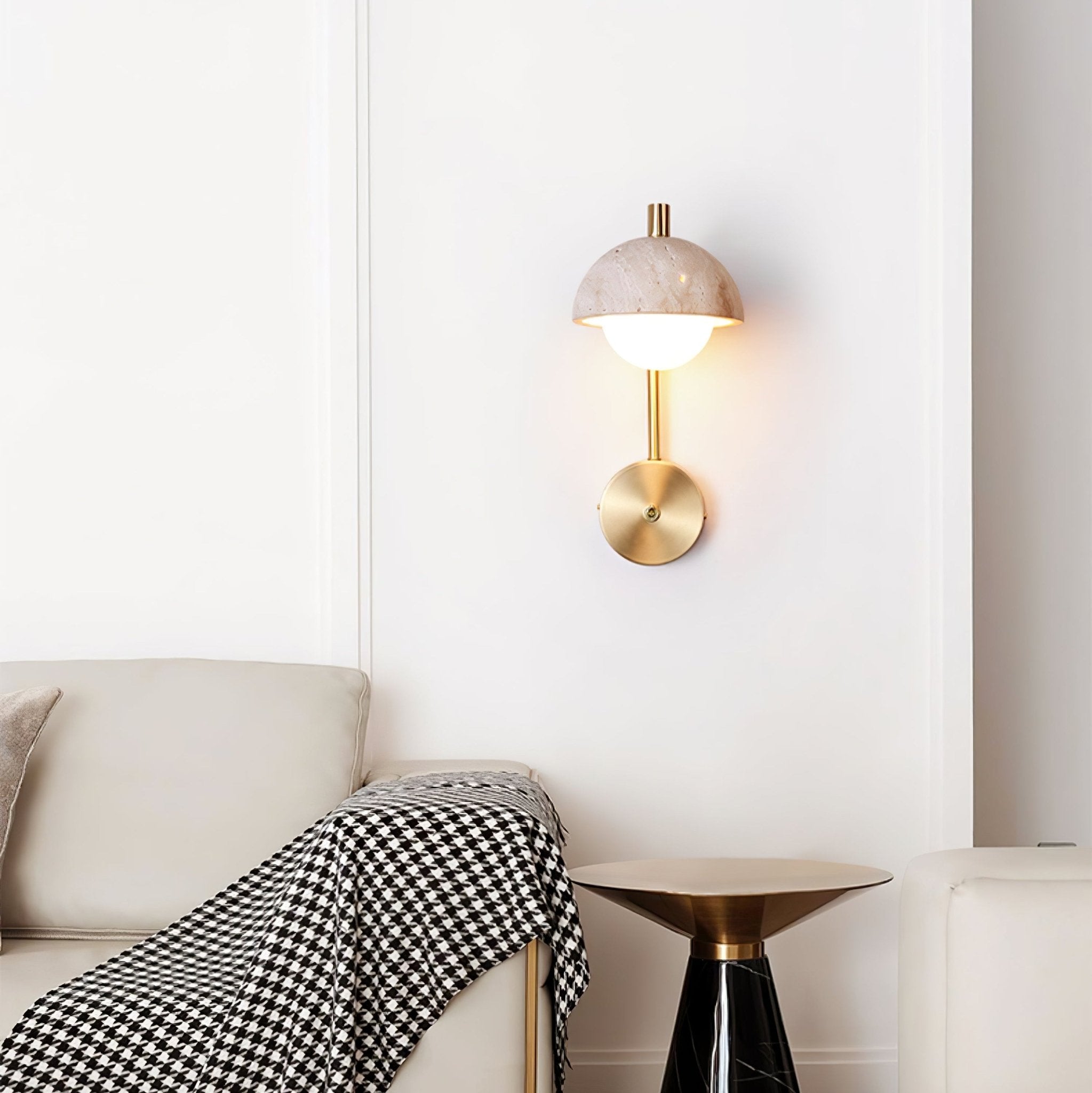 Ormaren Travertine Wall Light - Letslighting