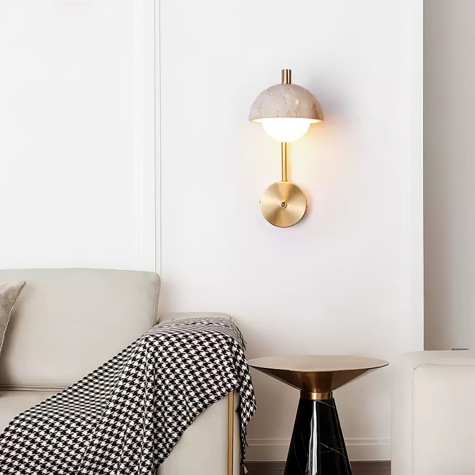 Ormaren Travertine Wall Light - Letslighting