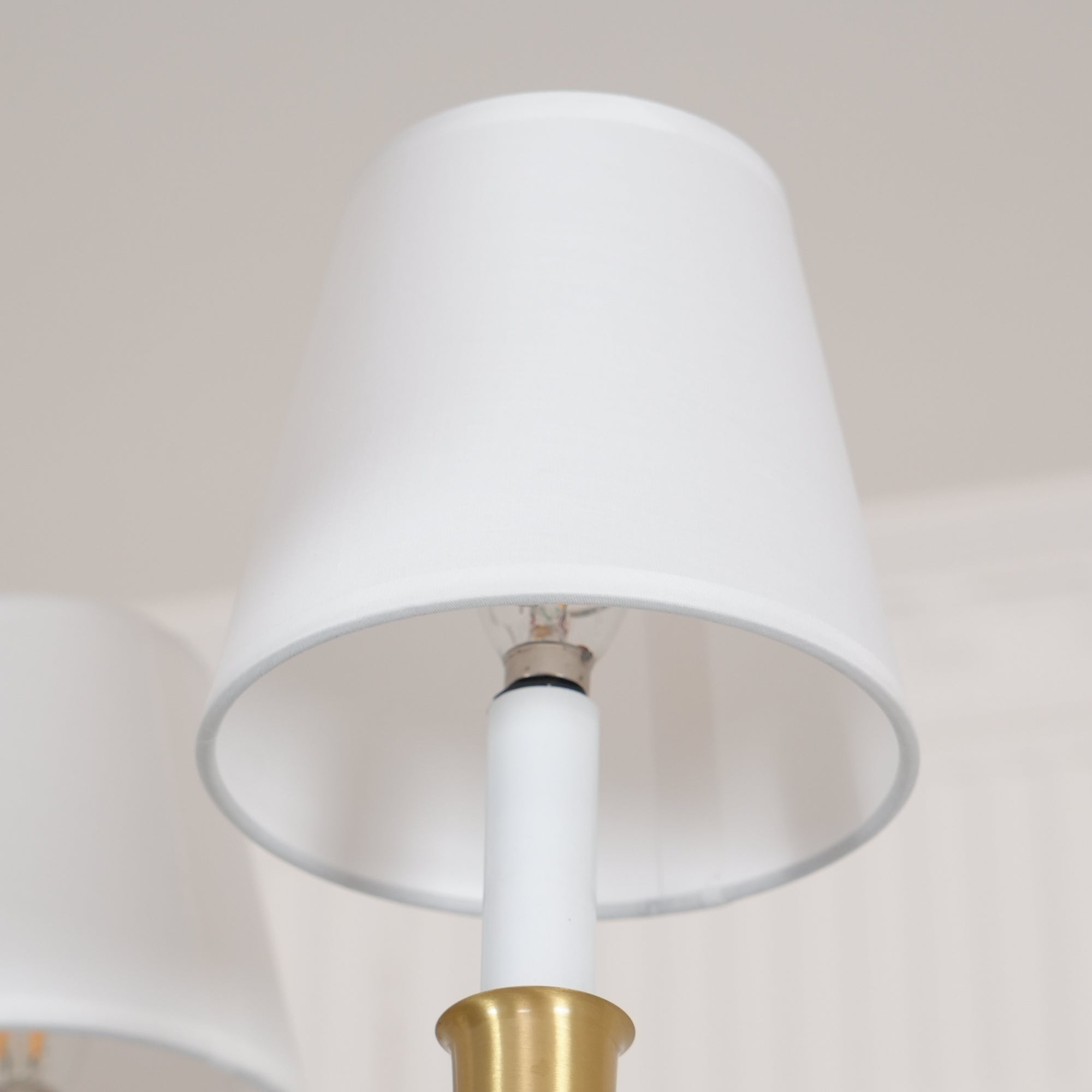 Silva Lámpara de Araña de Lujo de Latón con Tela