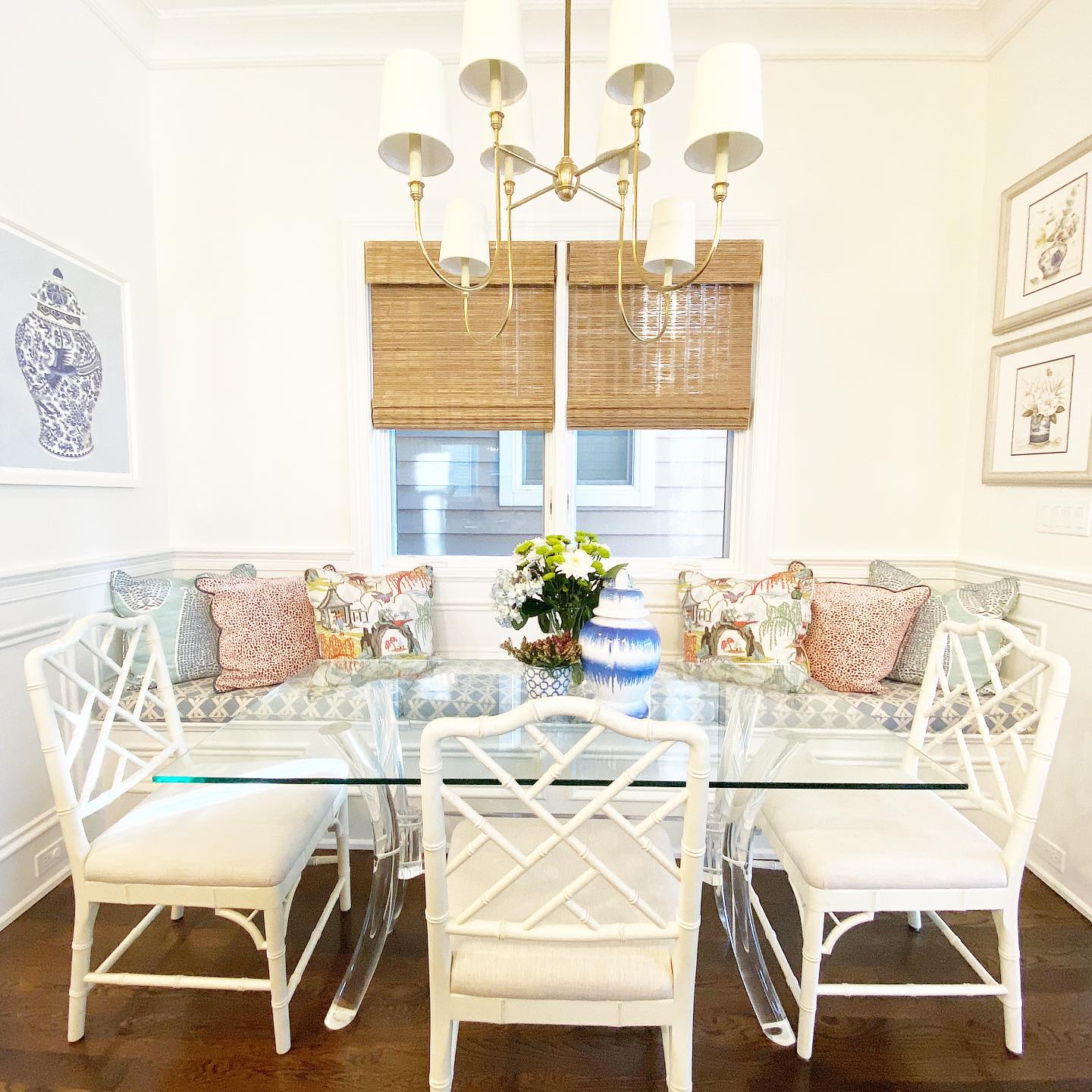 Silva Lámpara de Araña de Lujo de Latón con Tela