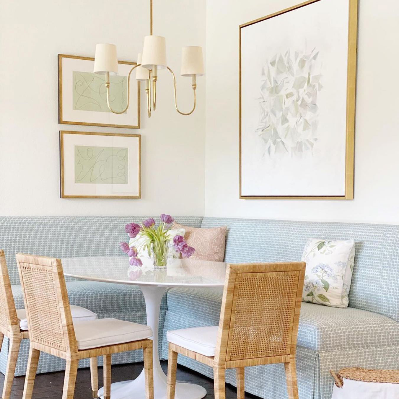 Silva Lámpara de Araña de Lujo de Latón con Tela