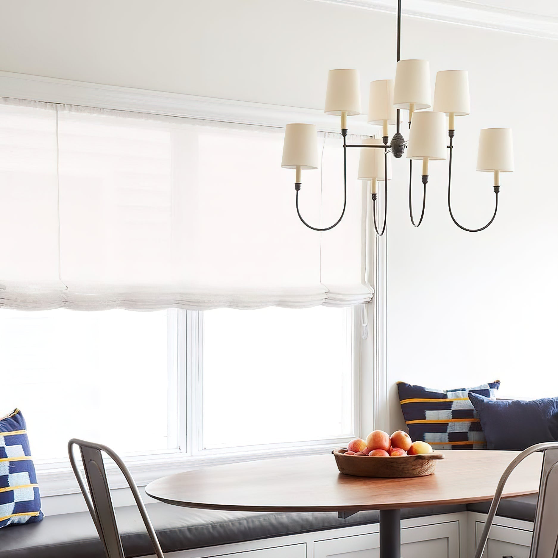 Silva Lámpara de Araña de Lujo de Latón con Tela