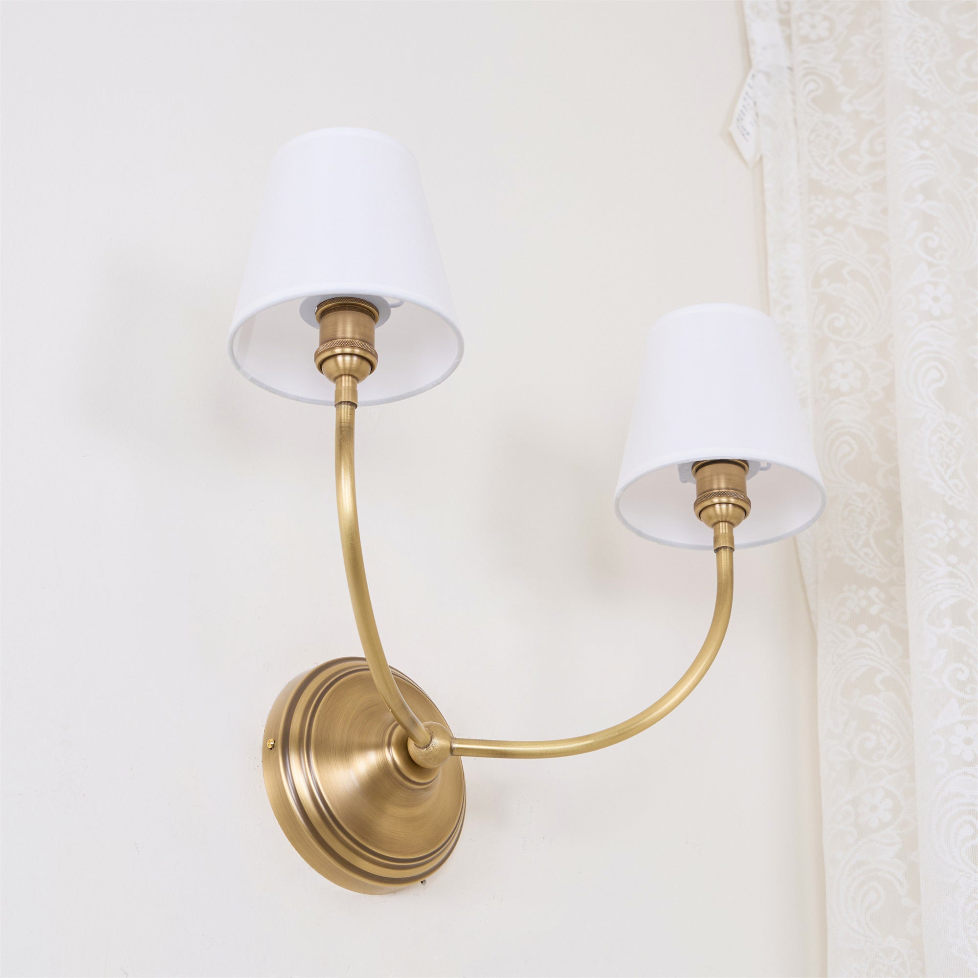 Silva Lámpara de Pared Clásica de Bronce Negro
