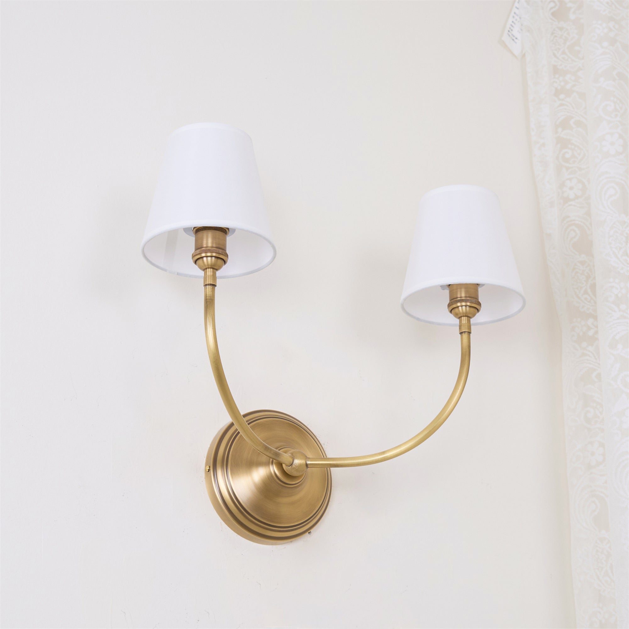 Silva Lámpara de Pared Clásica de Bronce Negro