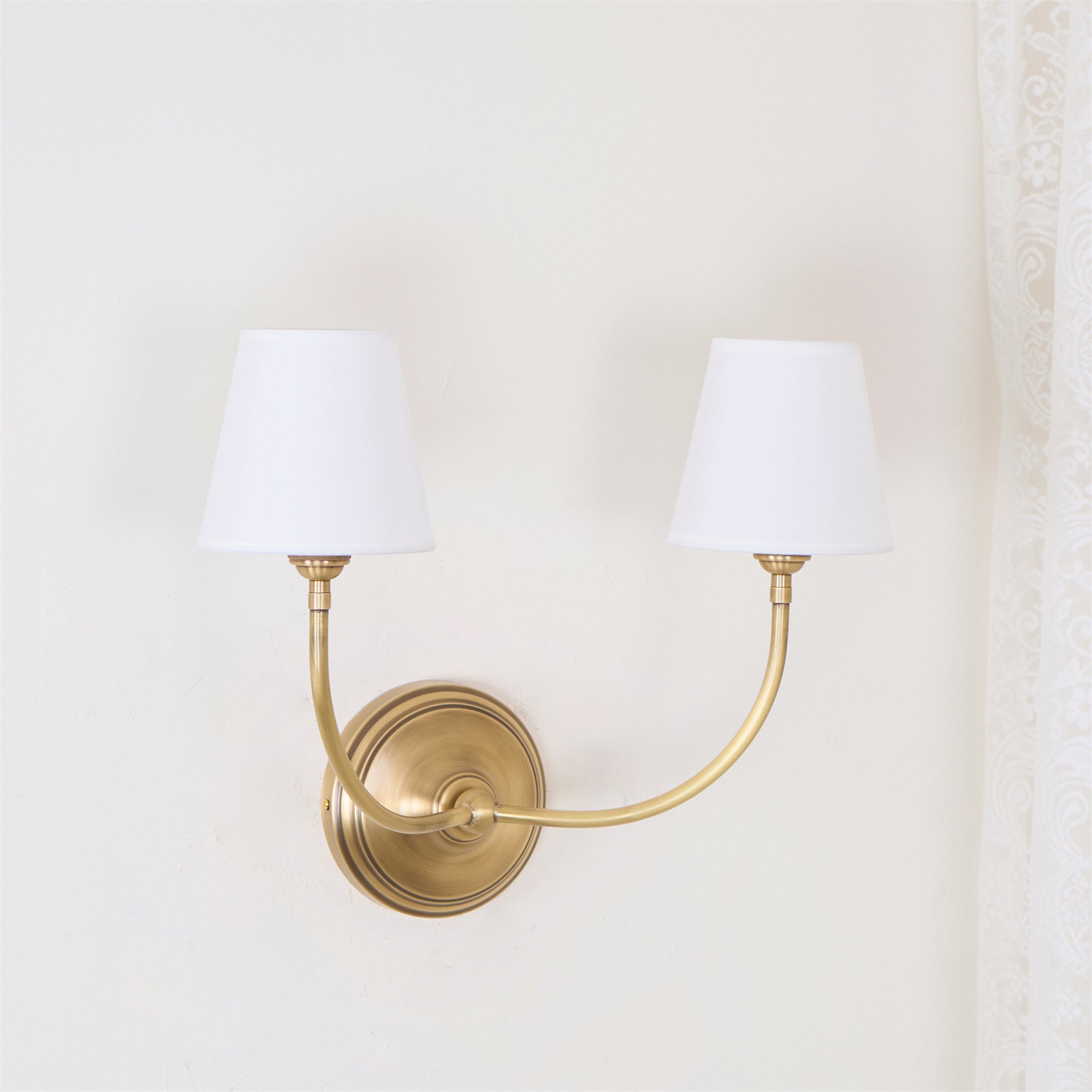 Silva Lámpara de Pared Clásica de Bronce Negro