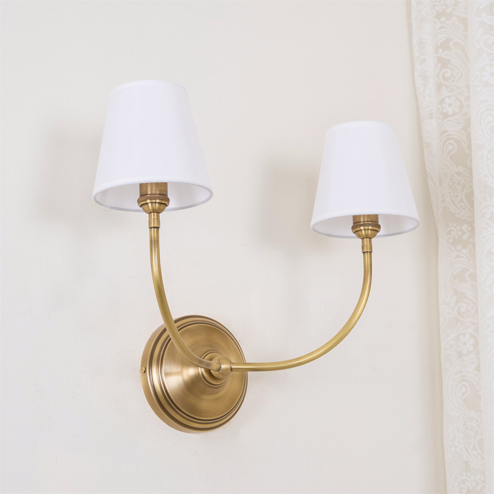 Silva Lámpara de Pared Clásica de Bronce Negro