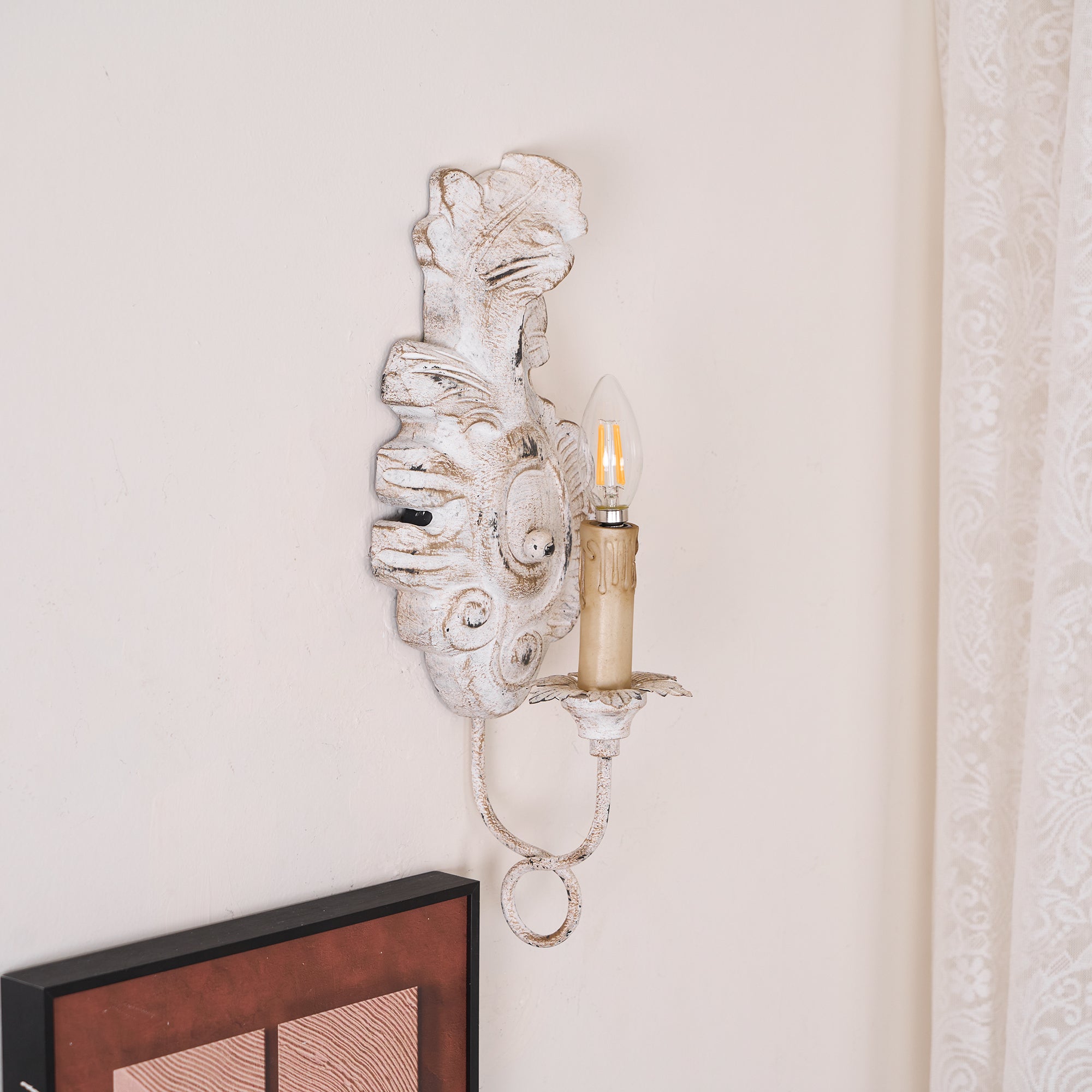 Silva Lámpara de Pared Interior de Madera