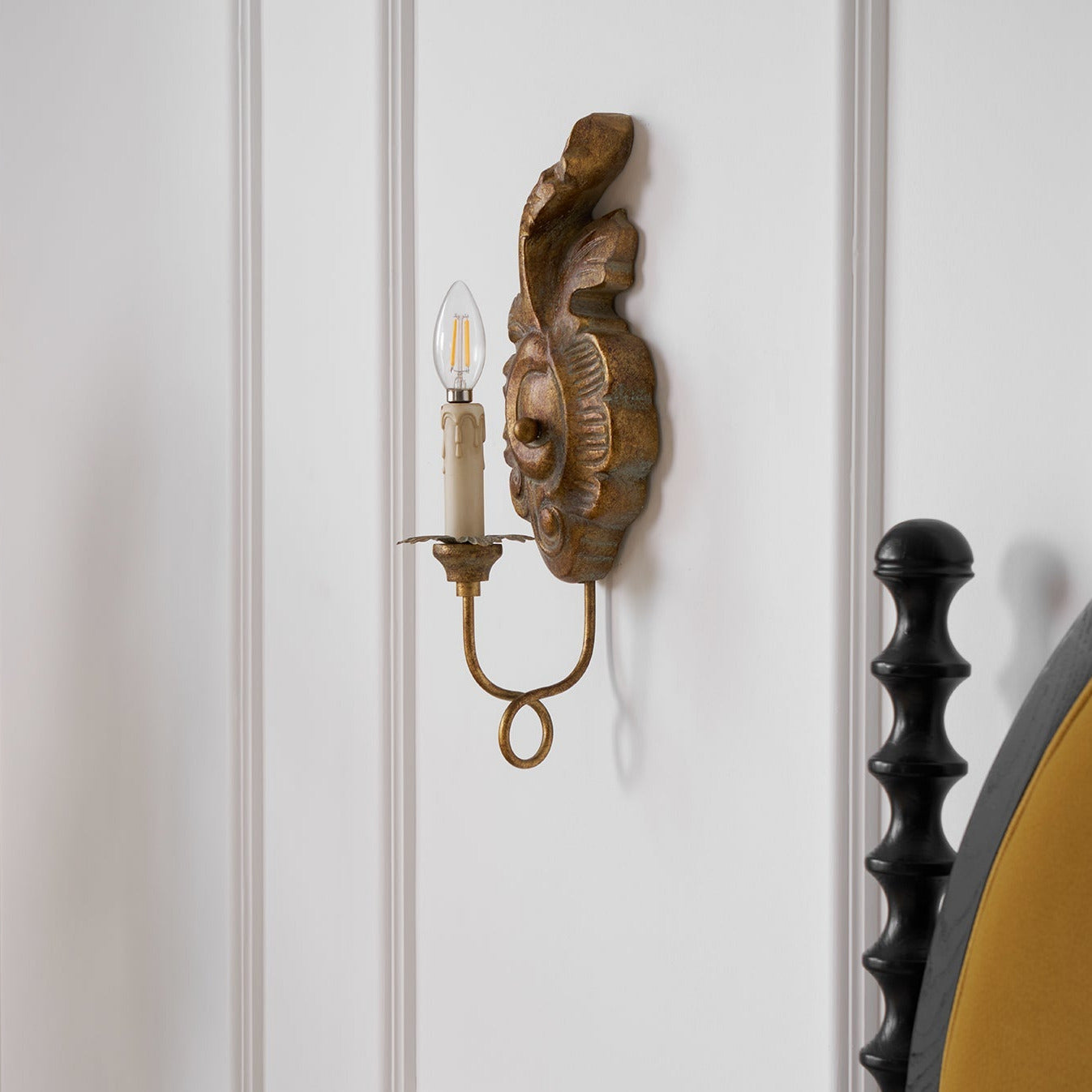 Silva Lámpara de Pared Interior de Madera