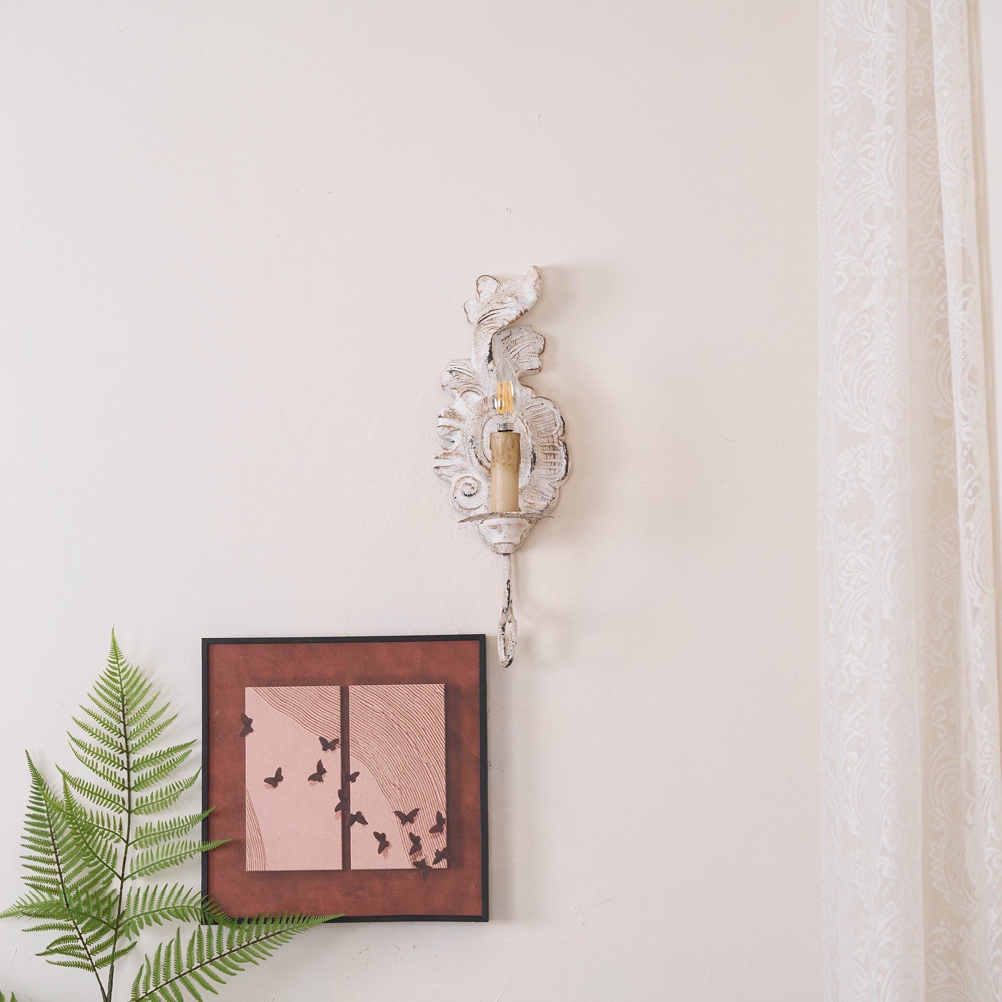 Silva Lámpara de Pared Interior de Madera