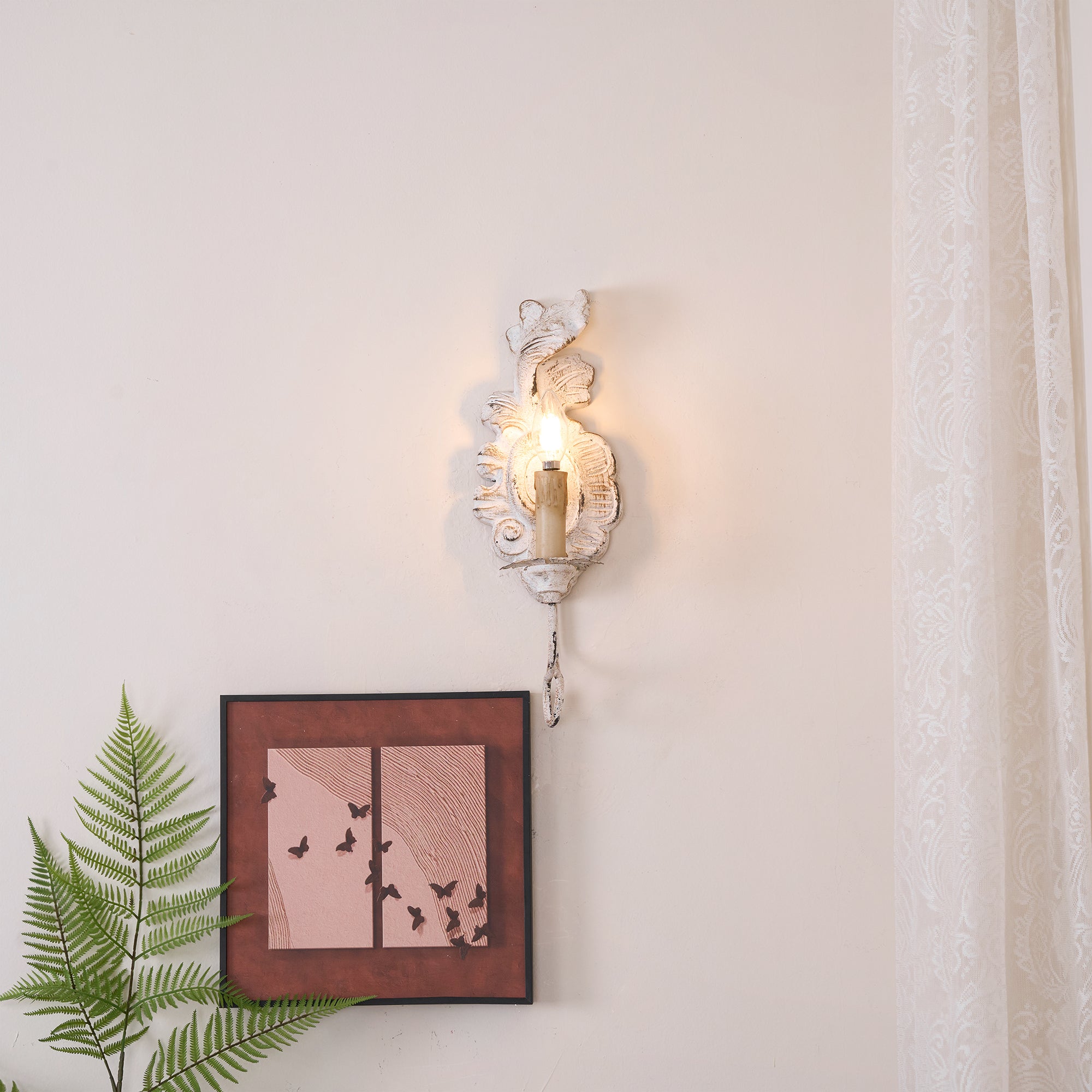 Silva Lámpara de Pared Interior de Madera