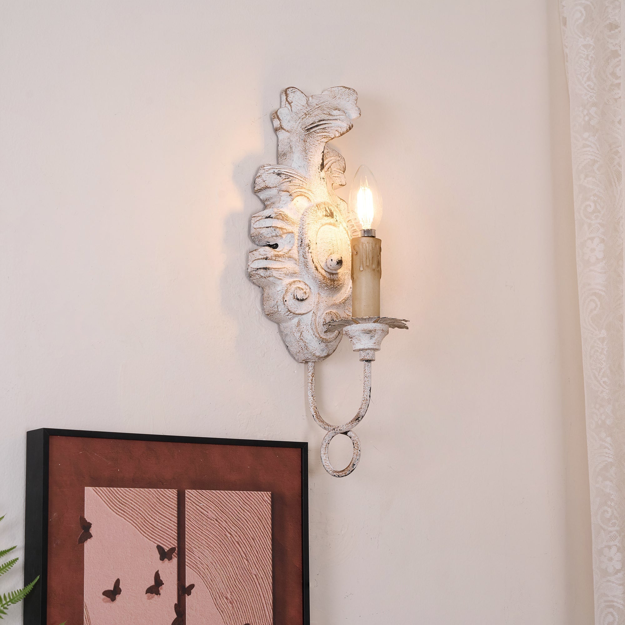 Silva Lámpara de Pared Interior de Madera